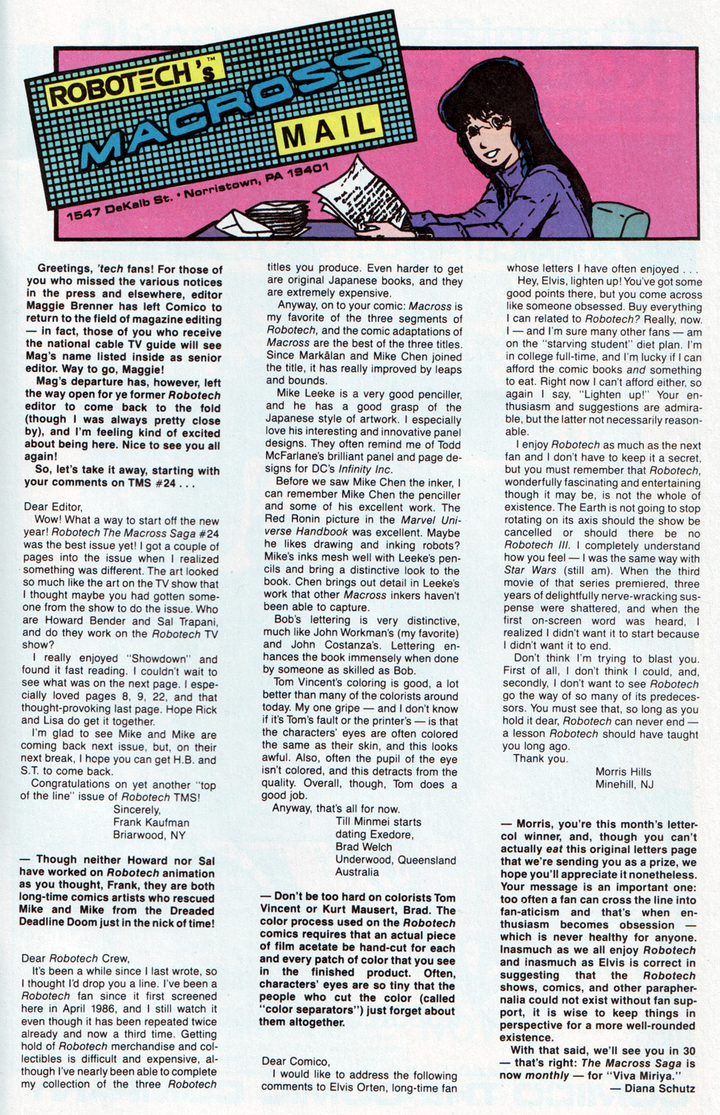Read online Robotech The Macross Saga comic -  Issue #29 - 28