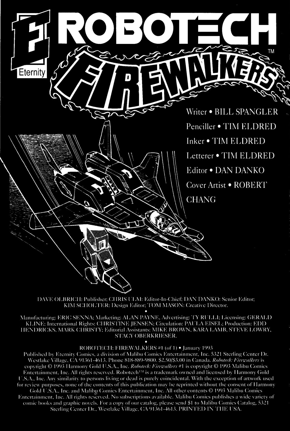 Read online Robotech - Firewalkers comic -  Issue # Full - 2