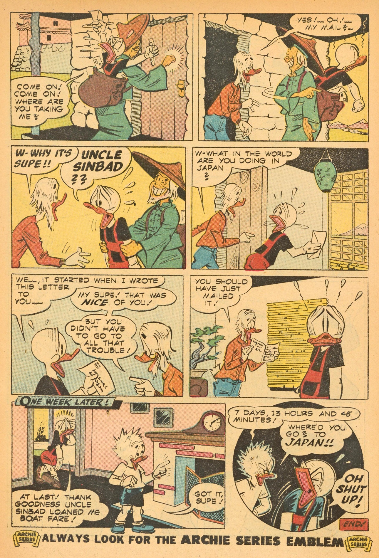 Read online Super Duck Comics comic -  Issue #71 - 34
