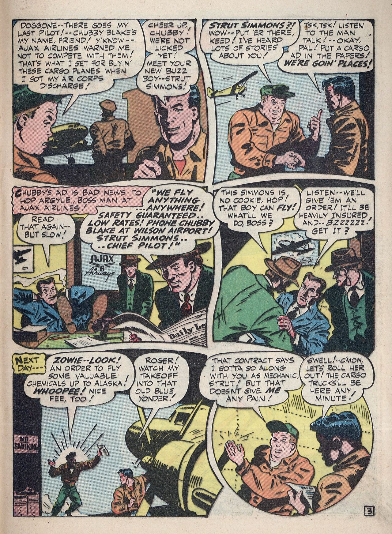 Read online Exciting Comics comic -  Issue #56 - 34