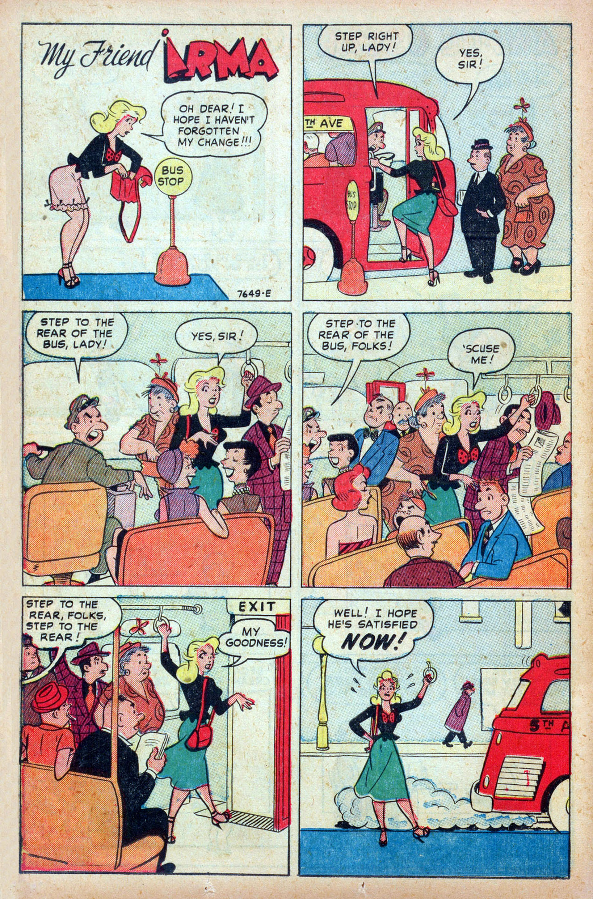 Read online My Friend Irma comic -  Issue #7 - 38