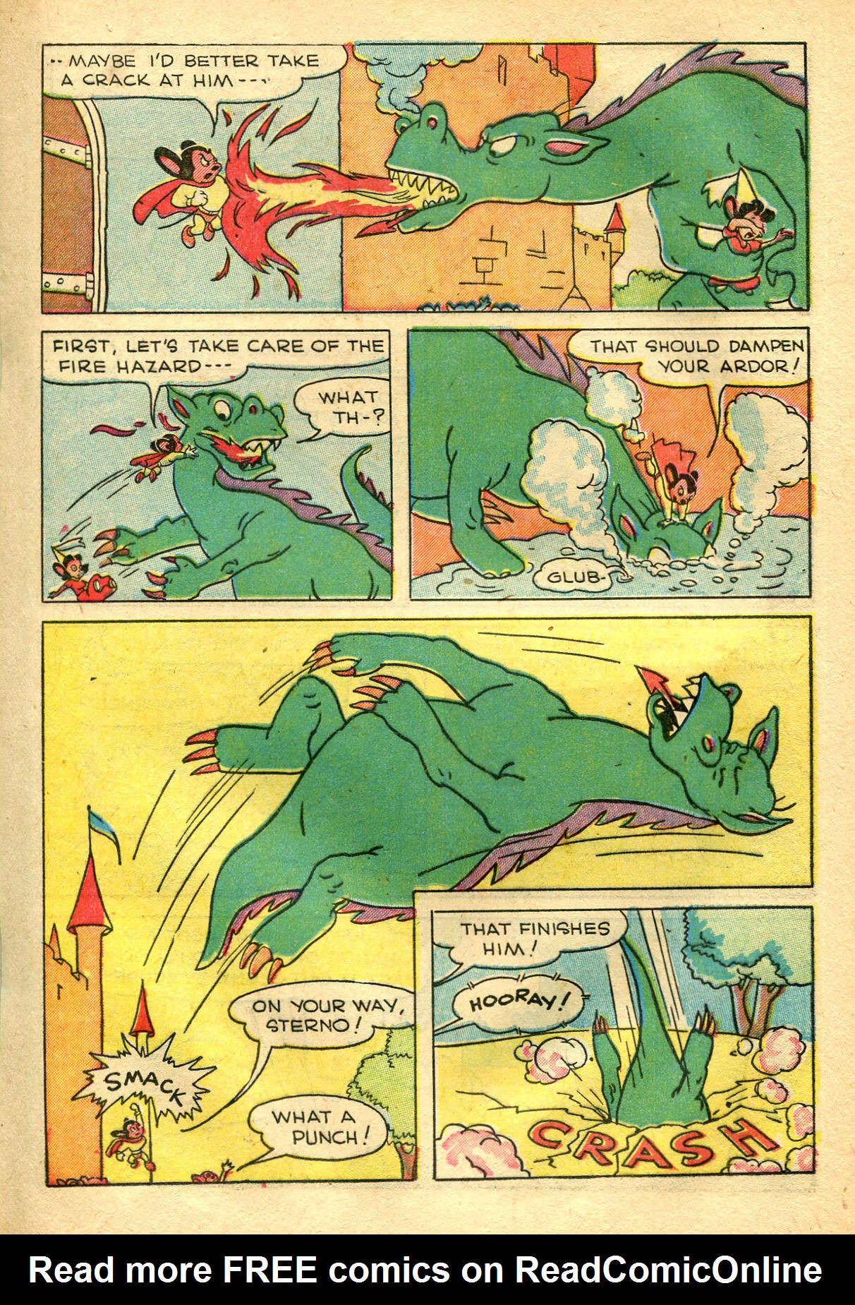 Read online Paul Terry's Mighty Mouse Comics comic -  Issue #43 - 49