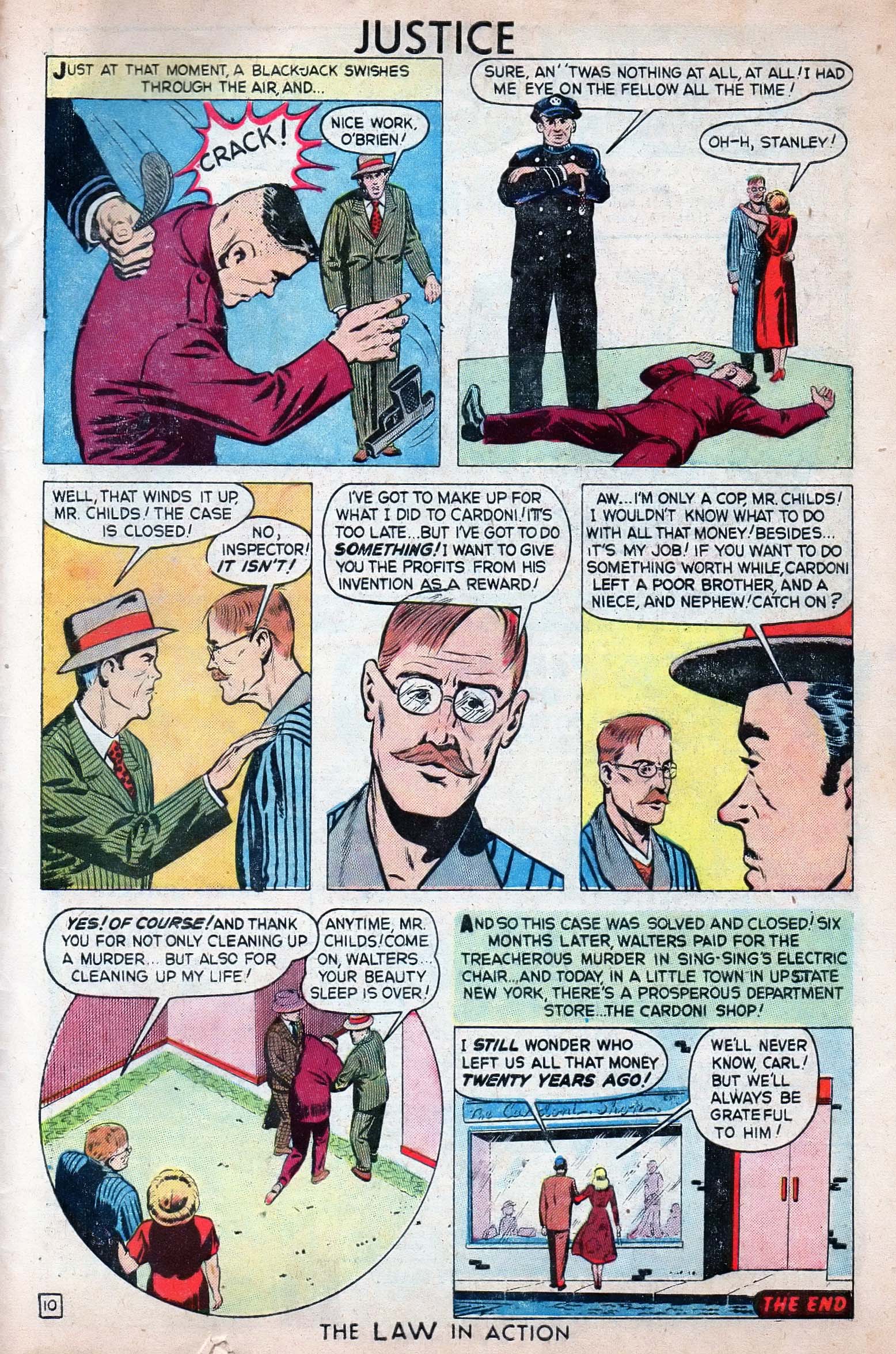 Read online Justice (1947) comic -  Issue #8 - 31