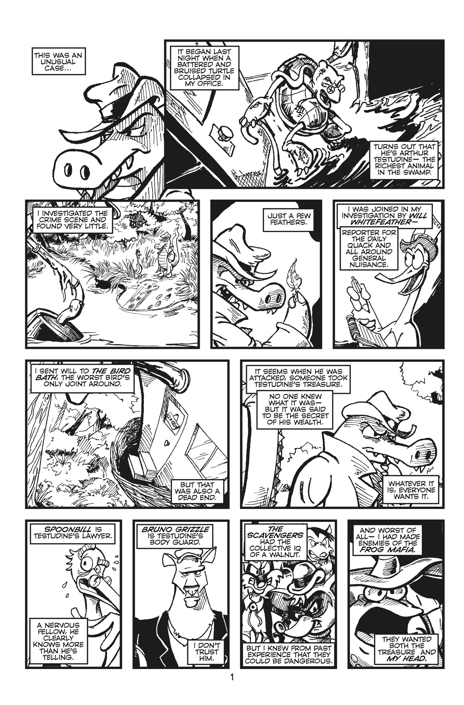 Read online Charlie Croc: Private Eye comic -  Issue #2 - 3