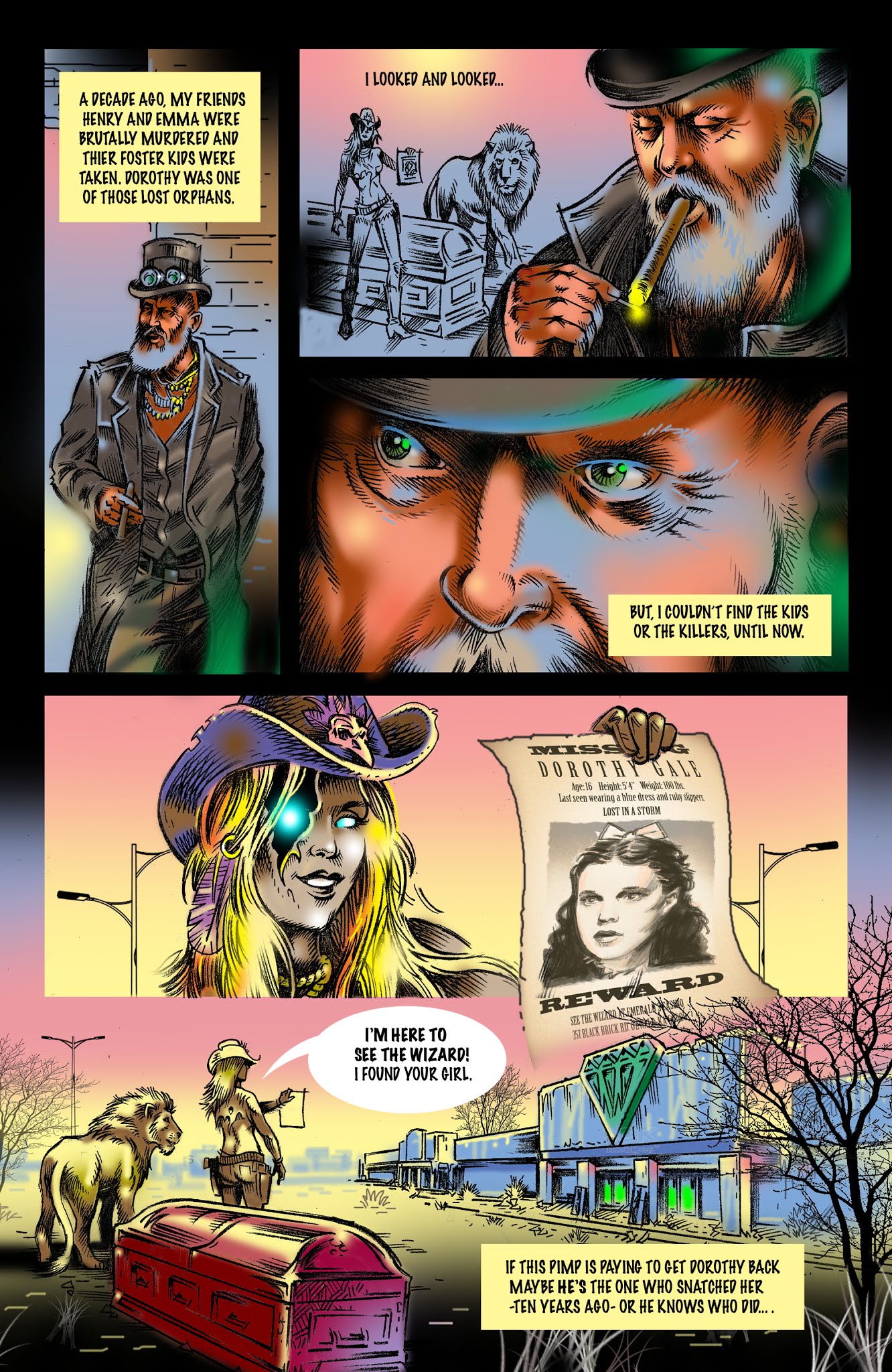 Read online Dorothy's Dead comic -  Issue #3 - 5