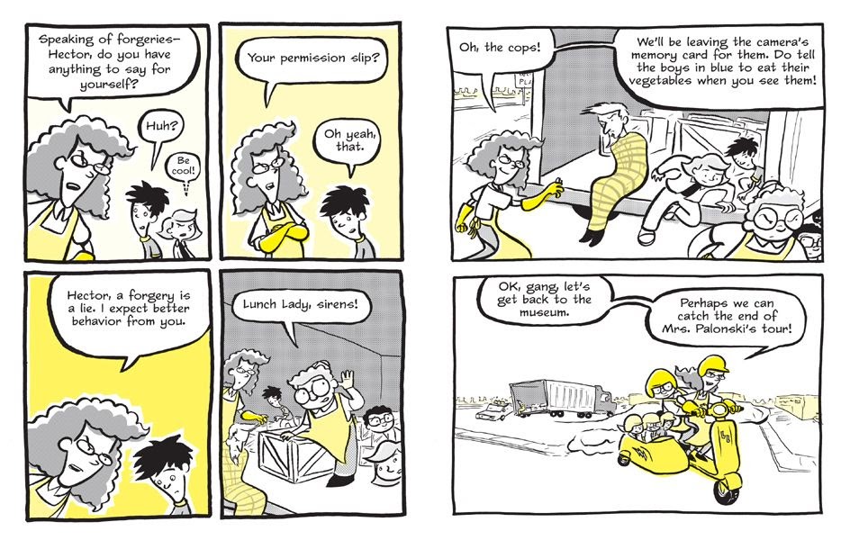 Read online Lunch Lady and the Field Trip Fiasco comic -  Issue # Full - 45