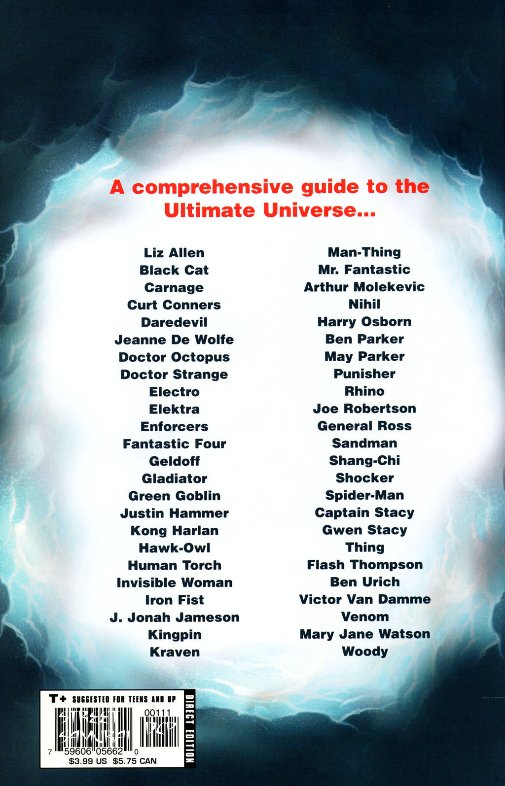 Read online Official Handbook of the Ultimate Marvel Universe 2005: The Fantastic Four & Spider-Man comic -  Issue # Full - 52