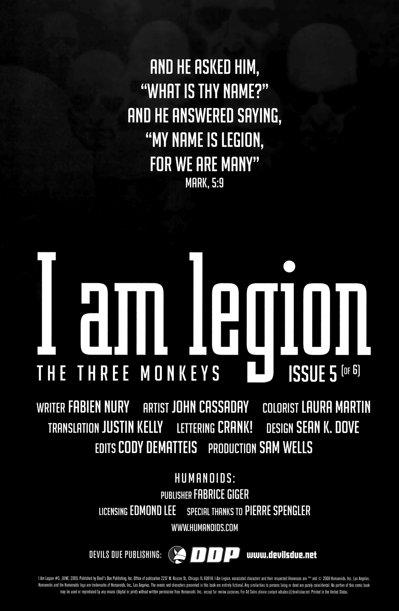 Read online I Am Legion comic -  Issue #5 - 2