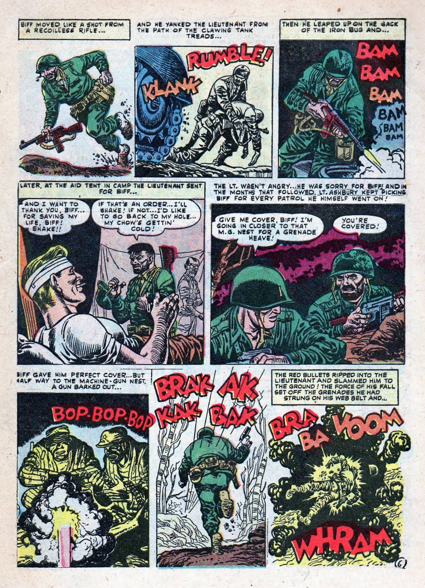 Read online Combat (1952) comic -  Issue #1 - 8