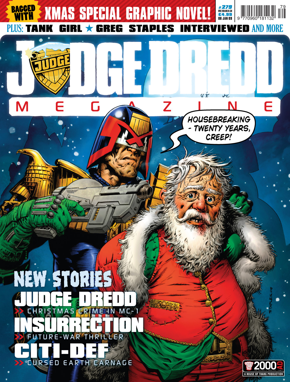 Read online Judge Dredd Megazine (Vol. 5) comic -  Issue #279 - 1