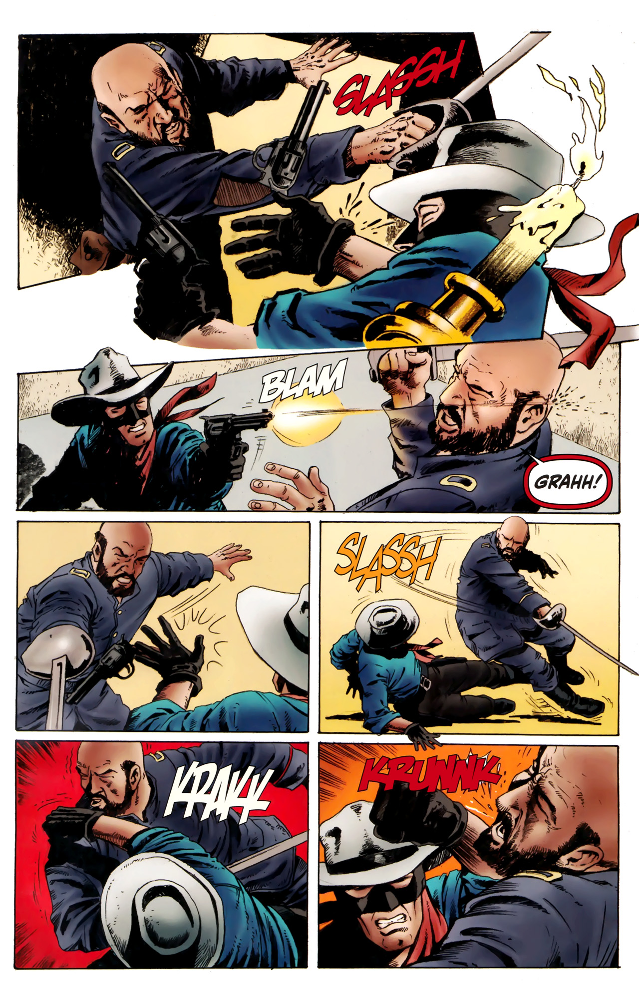 Read online The Lone Ranger & Zorro: The Death of Zorro comic -  Issue #5 - 10