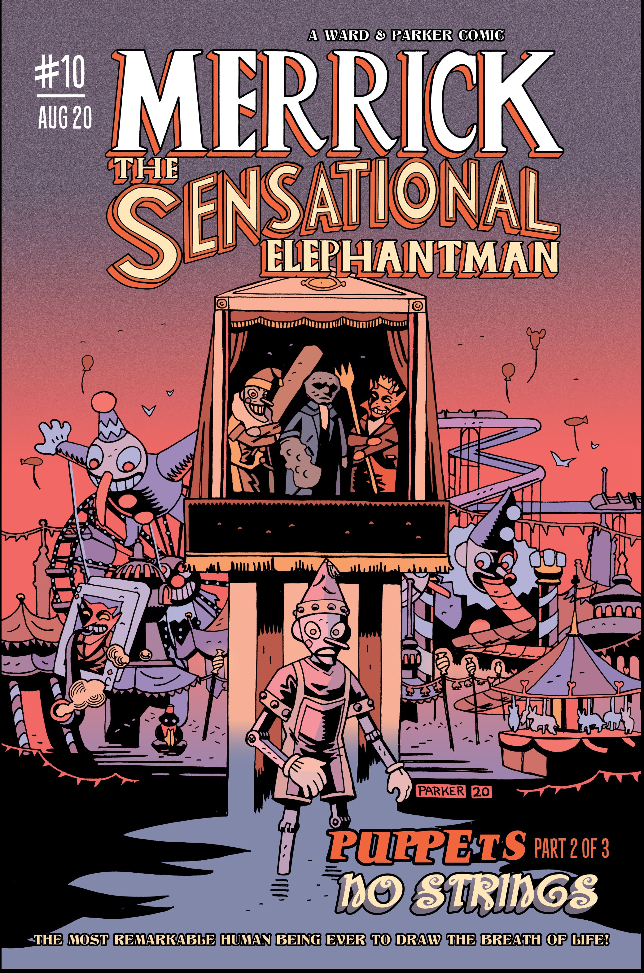 Read online Merrick: The Sensational Elephantman comic -  Issue #10 - 1