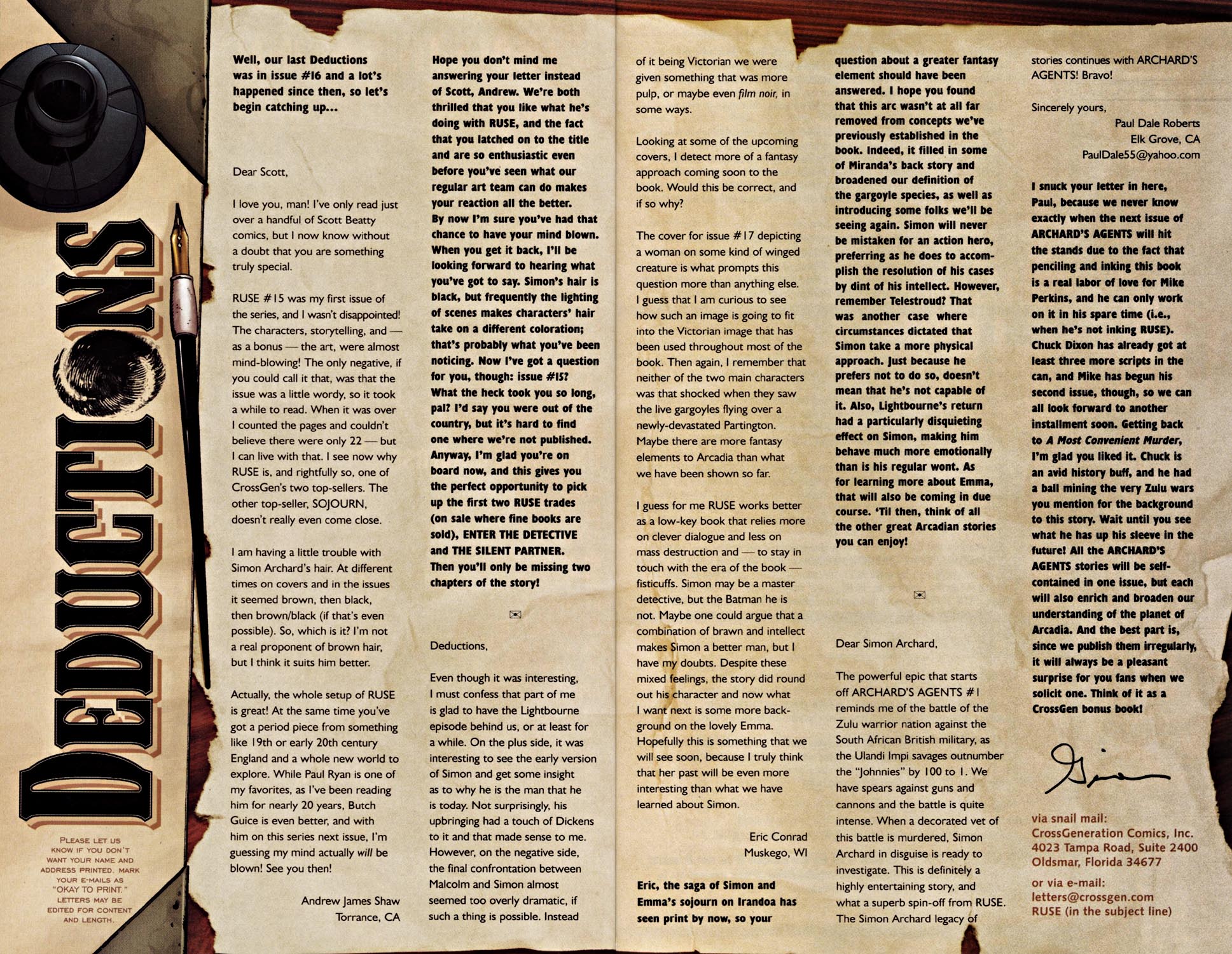 Read online Ruse comic -  Issue #19 - 16