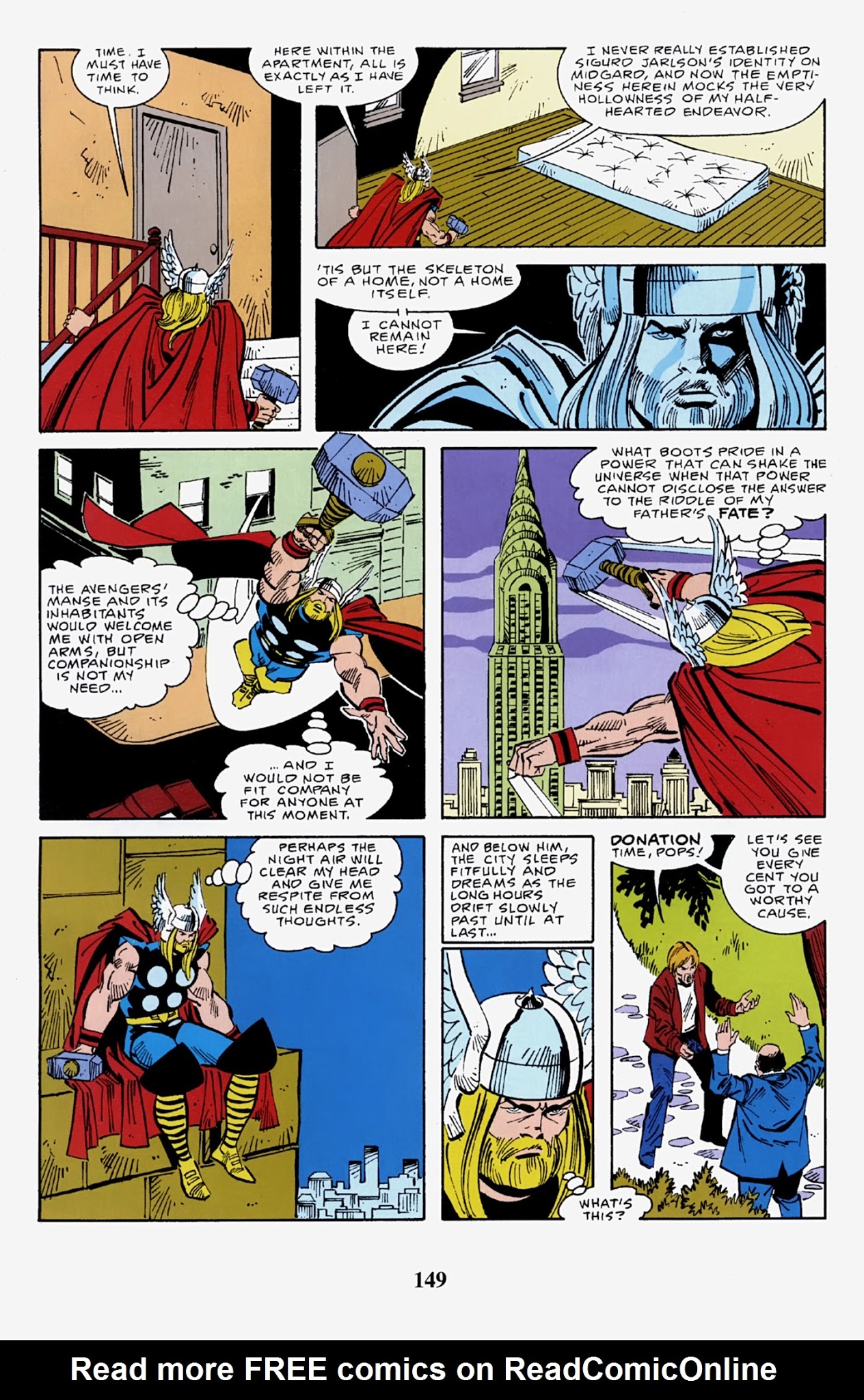 Read online Thor Visionaries: Walter Simonson comic -  Issue # TPB 4 - 150