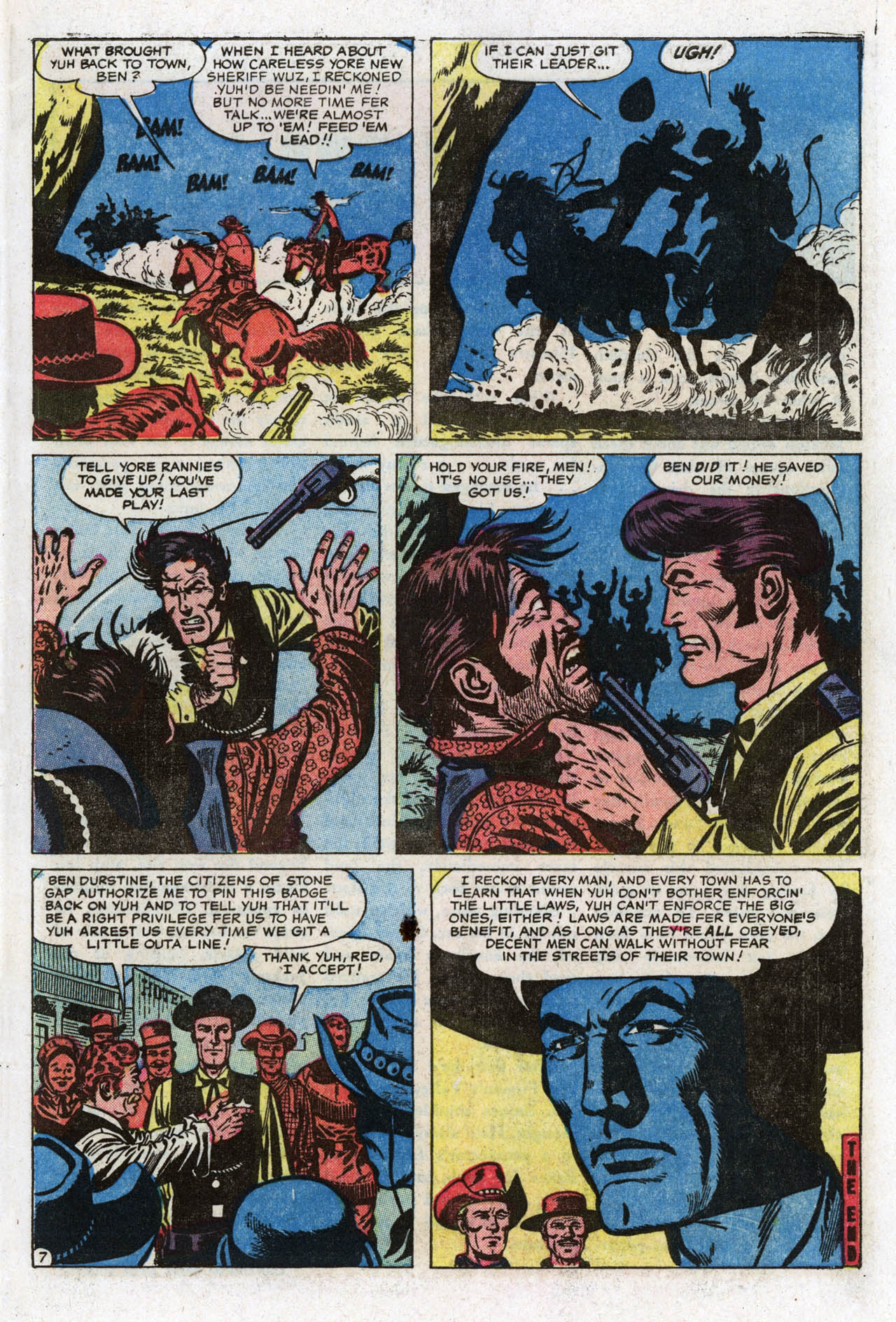 Read online Western Gunfighters (1956) comic -  Issue #25 - 9
