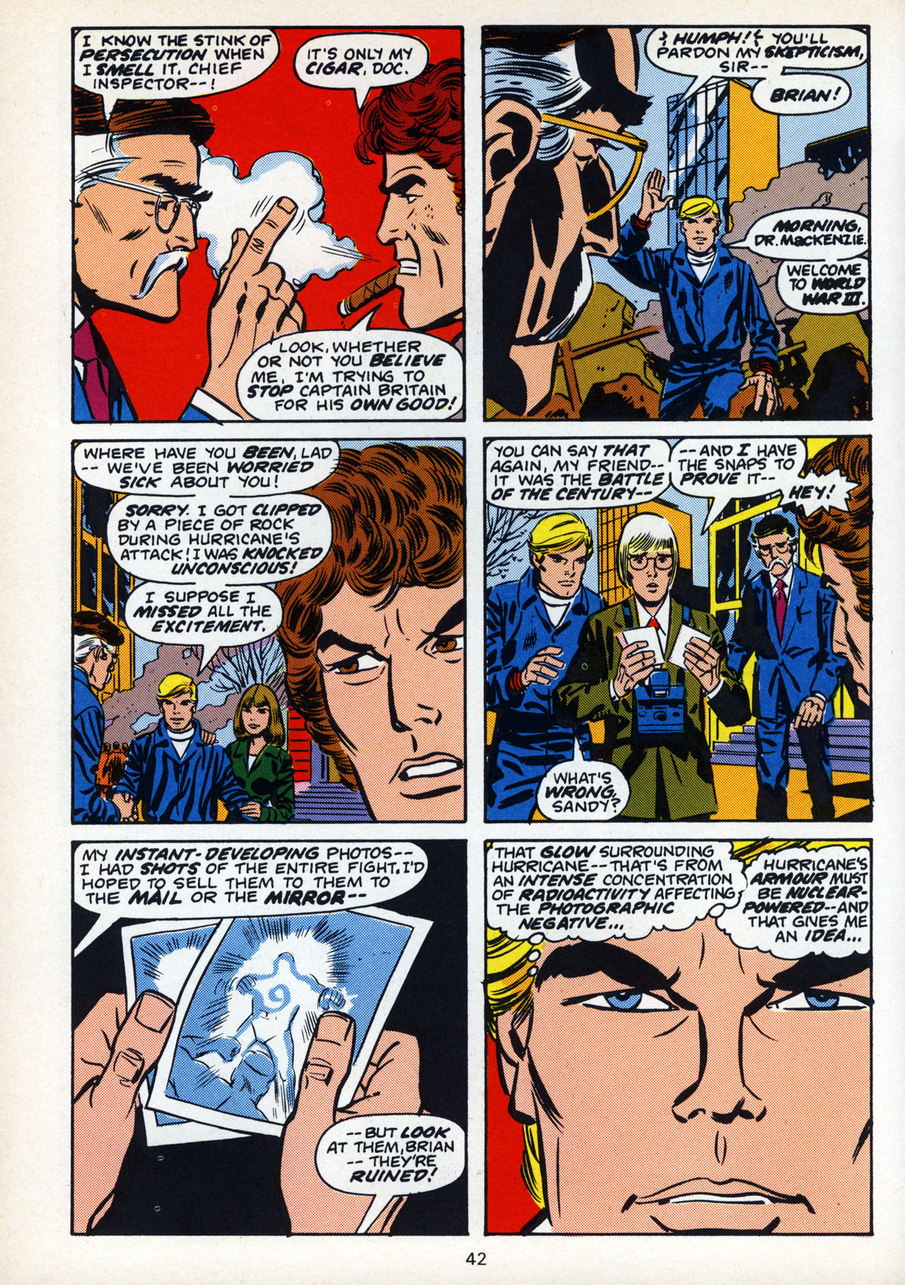 Read online Captain Britain (1976) comic -  Issue # _Annual - 41