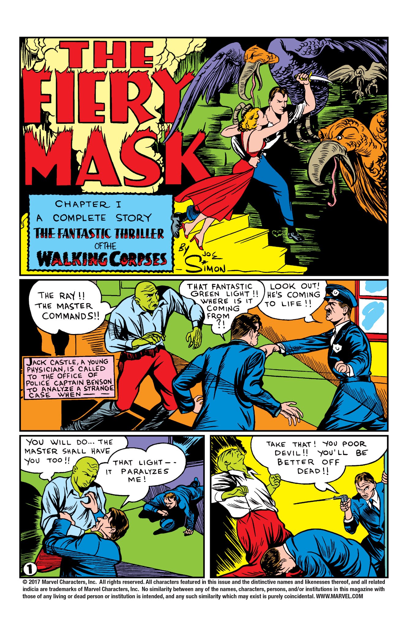 Read online Daring Mystery Comics comic -  Issue #1 - 2