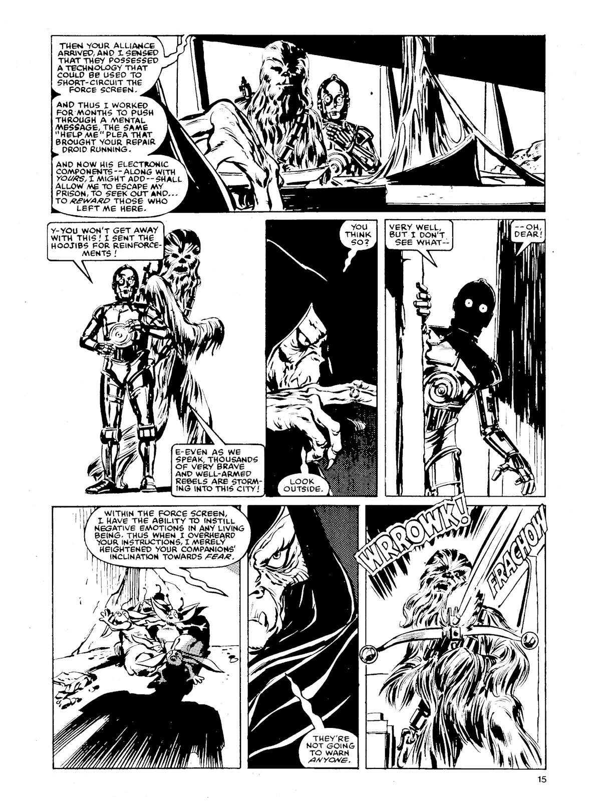 Read online Star Wars Weekly comic -  Issue #167 - 15
