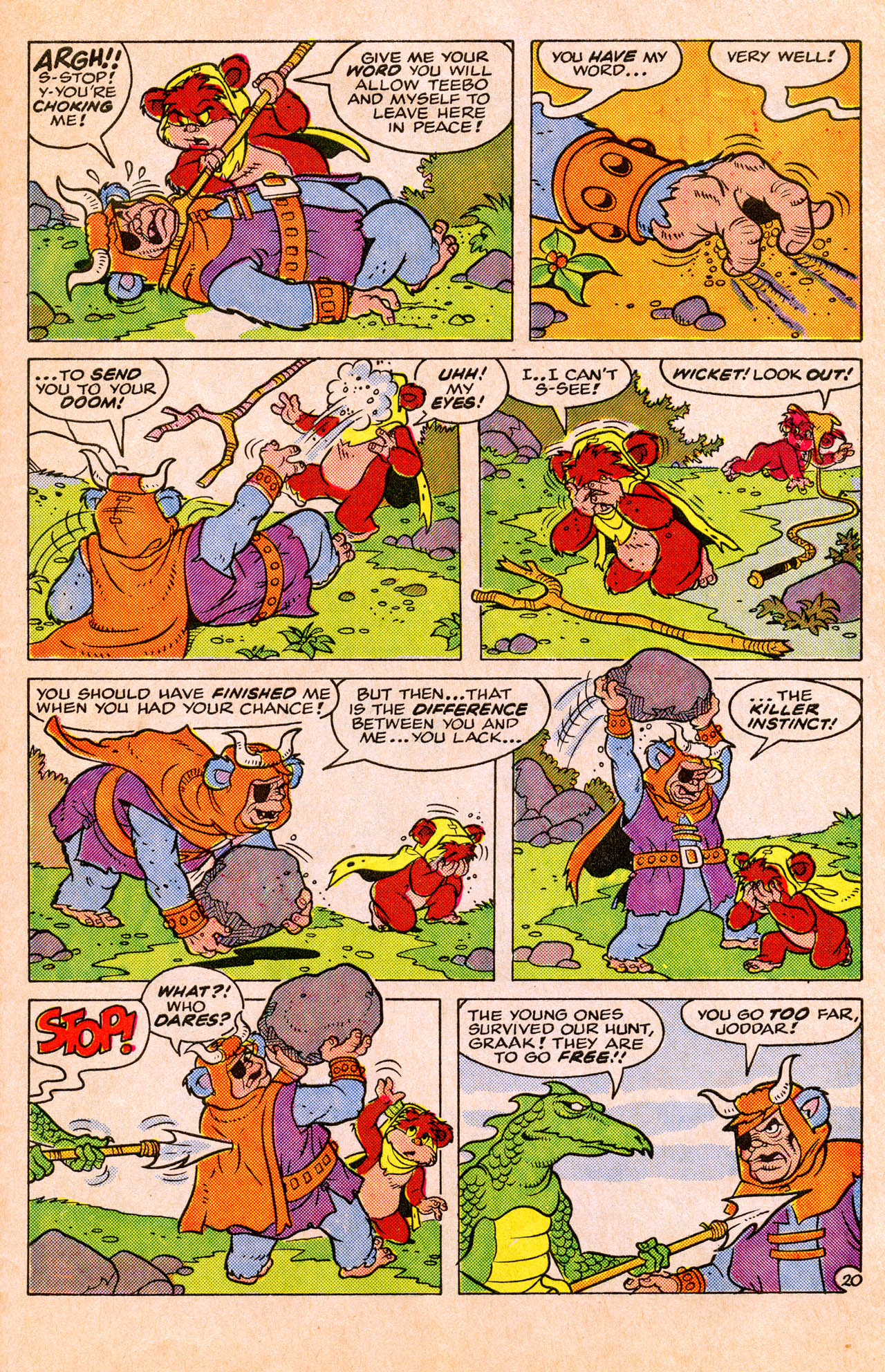 Read online Ewoks (1987) comic -  Issue #4 - 31