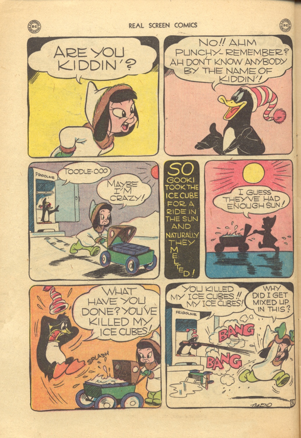 Read online Real Screen Comics comic -  Issue #3 - 19