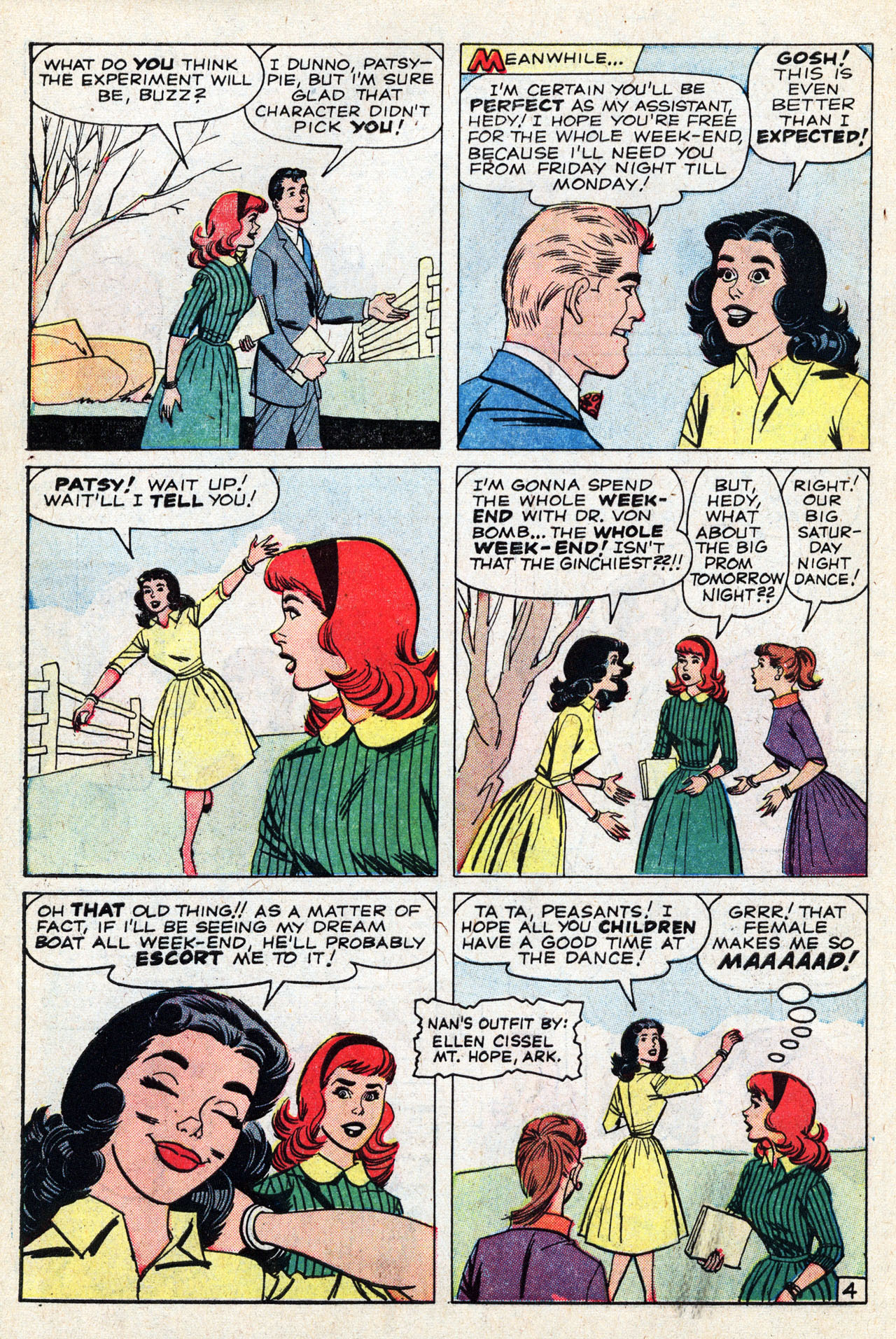 Read online Patsy and Hedy comic -  Issue #75 - 6