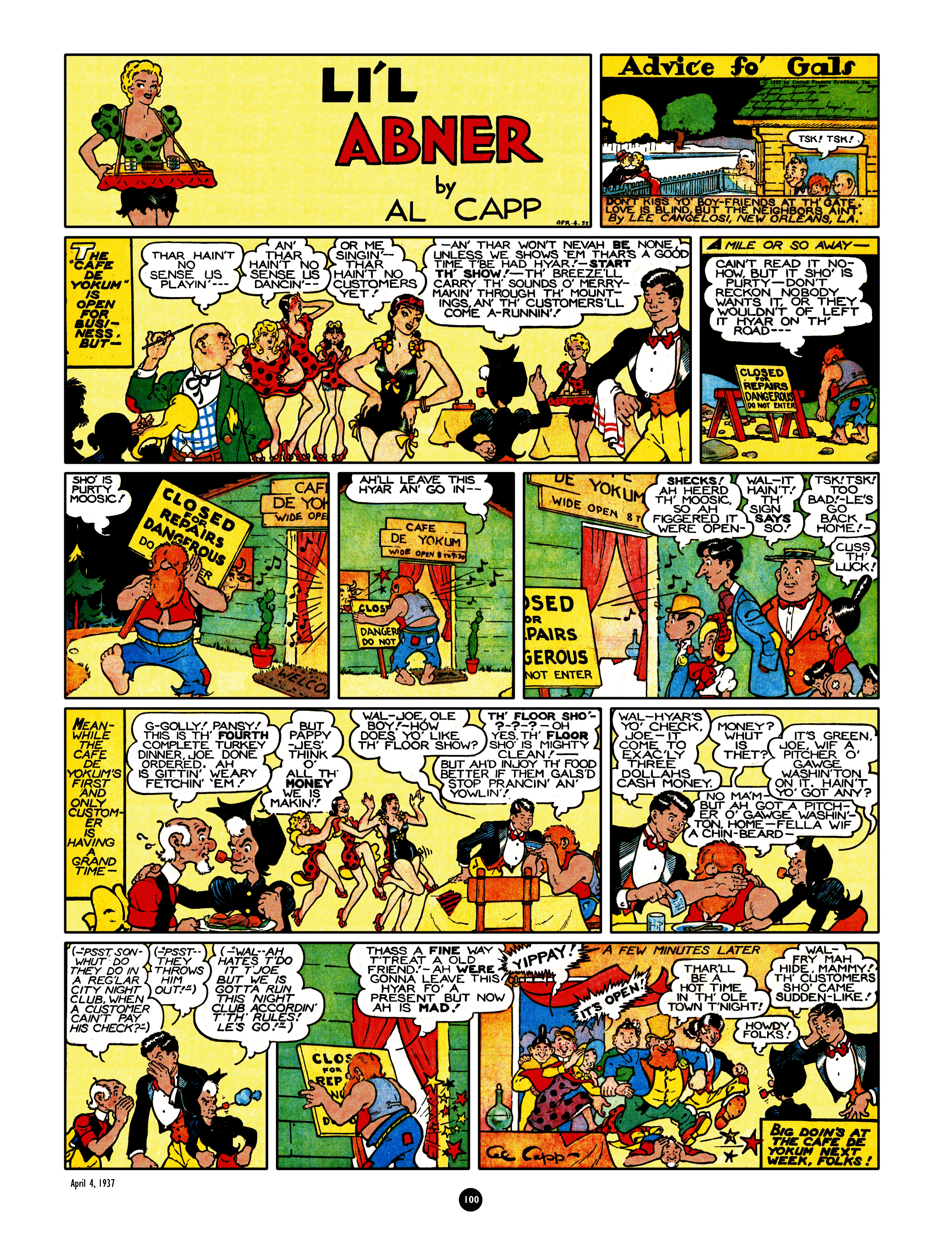 Read online Al Capp's Li'l Abner Complete Daily & Color Sunday Comics comic -  Issue # TPB 2 (Part 2) - 2