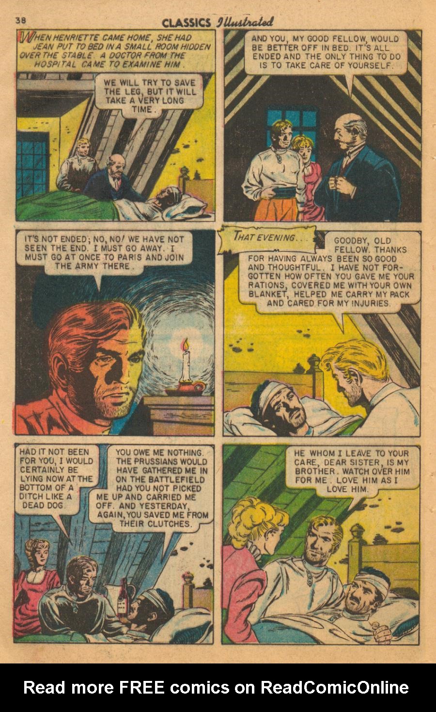 Read online Classics Illustrated comic -  Issue #126 - 40