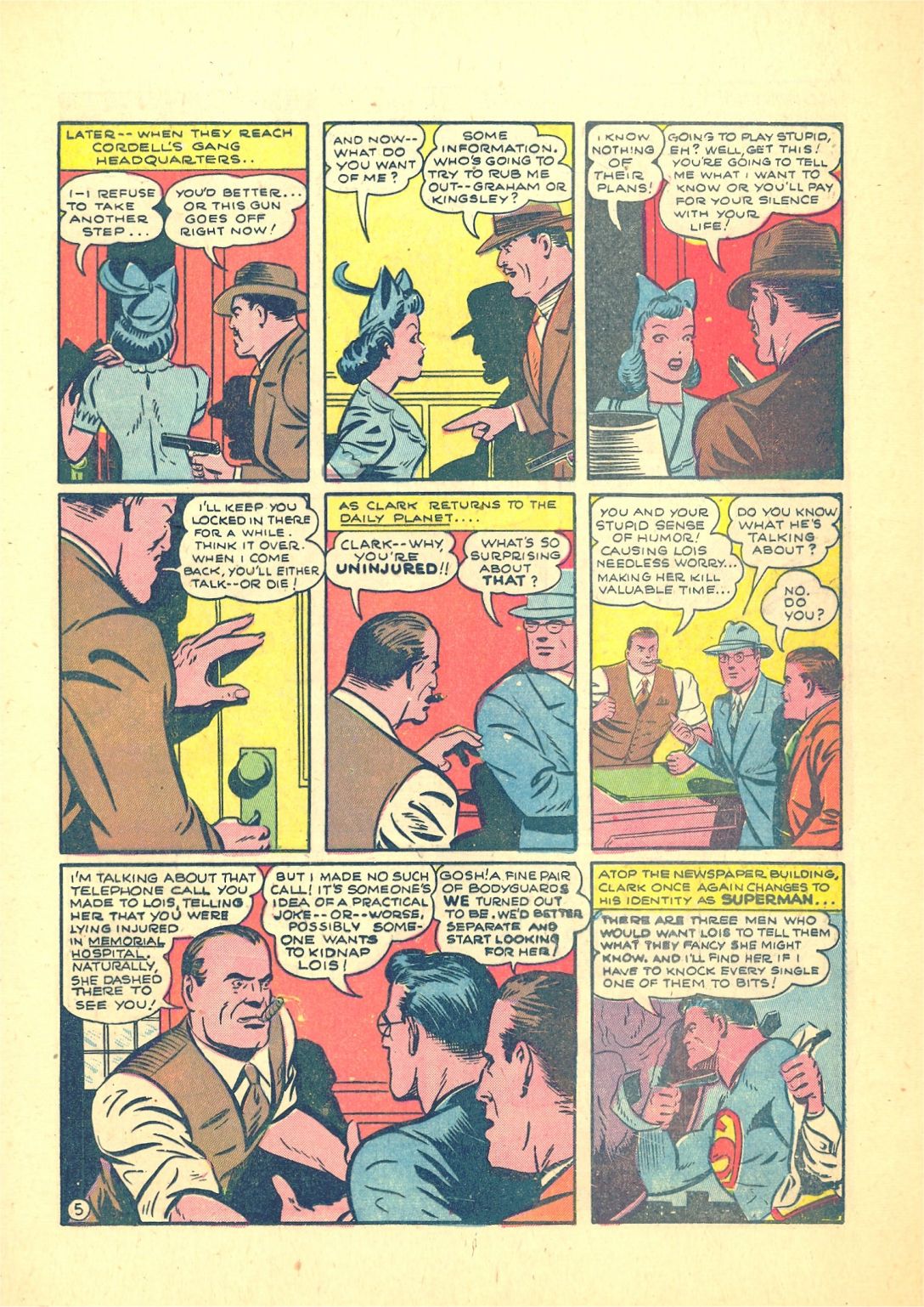 Read online Superman (1939) comic -  Issue #21 - 22