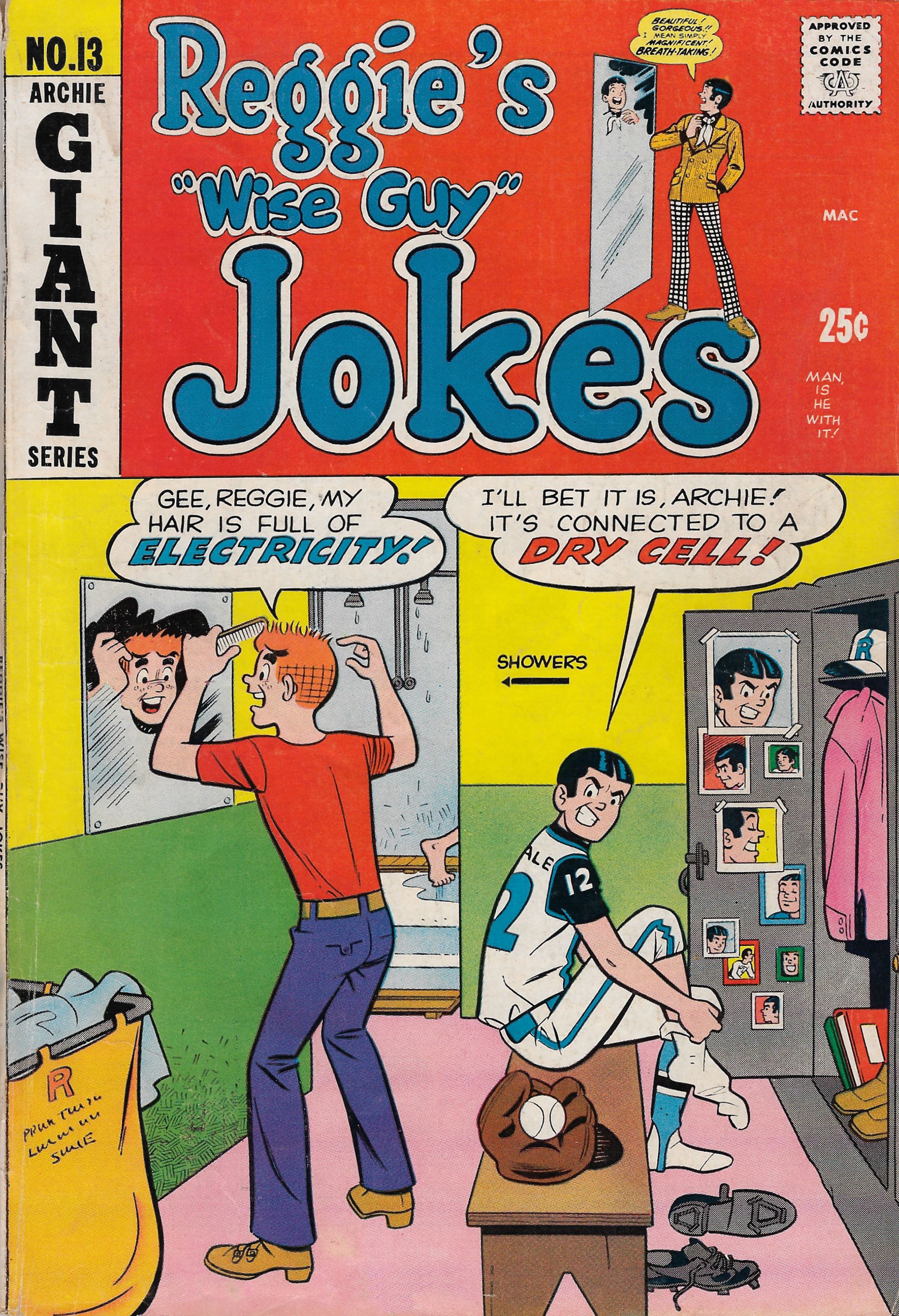 Read online Reggie's Wise Guy Jokes comic -  Issue #13 - 1