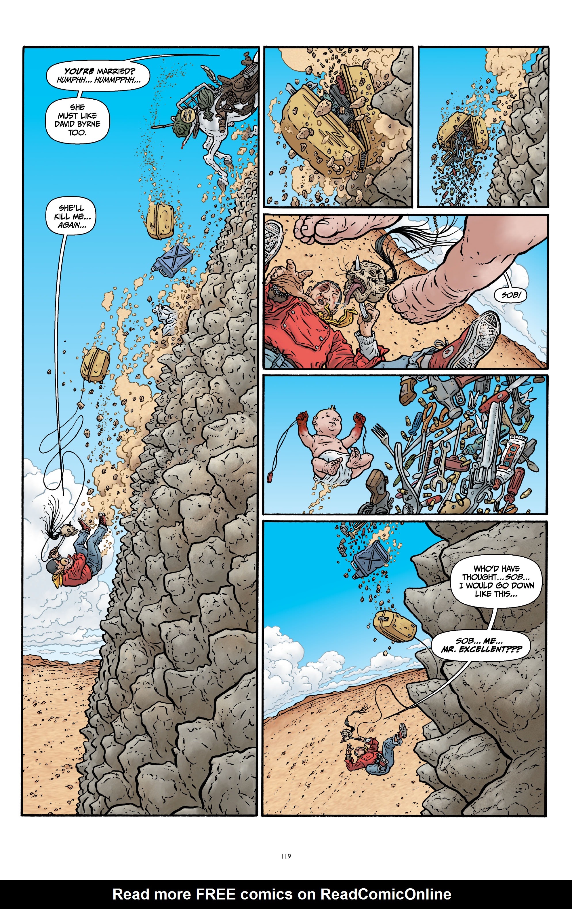 Read online Shaolin Cowboy comic -  Issue # _Start Trek (Part 1) - 94