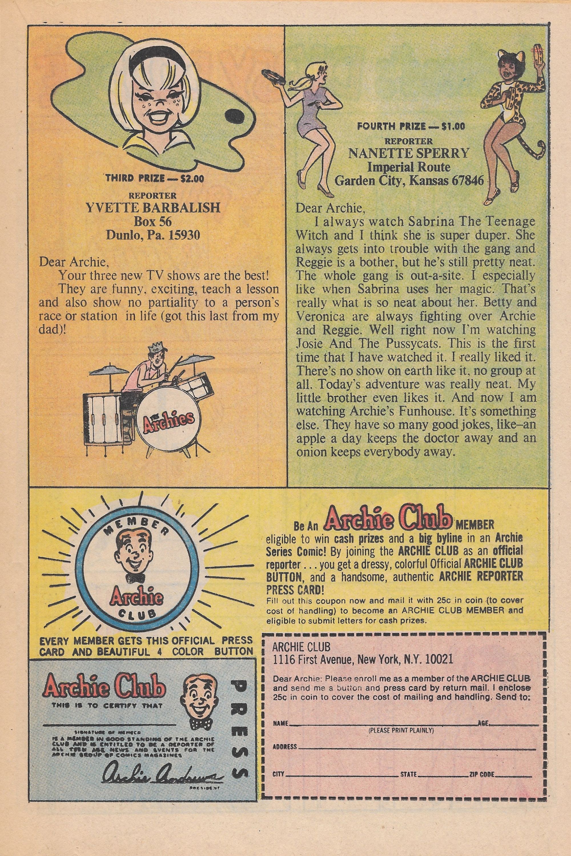 Read online Jughead's Jokes comic -  Issue #23 - 37