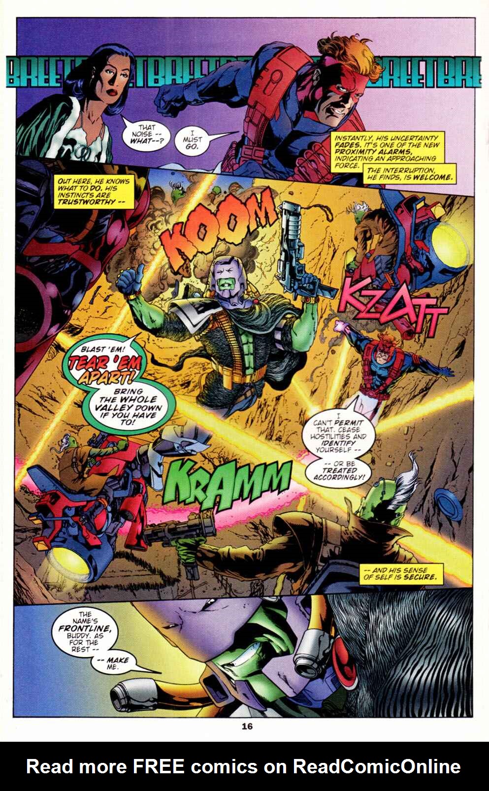 Read online Spartan: Warrior Spirit comic -  Issue #1 - 17