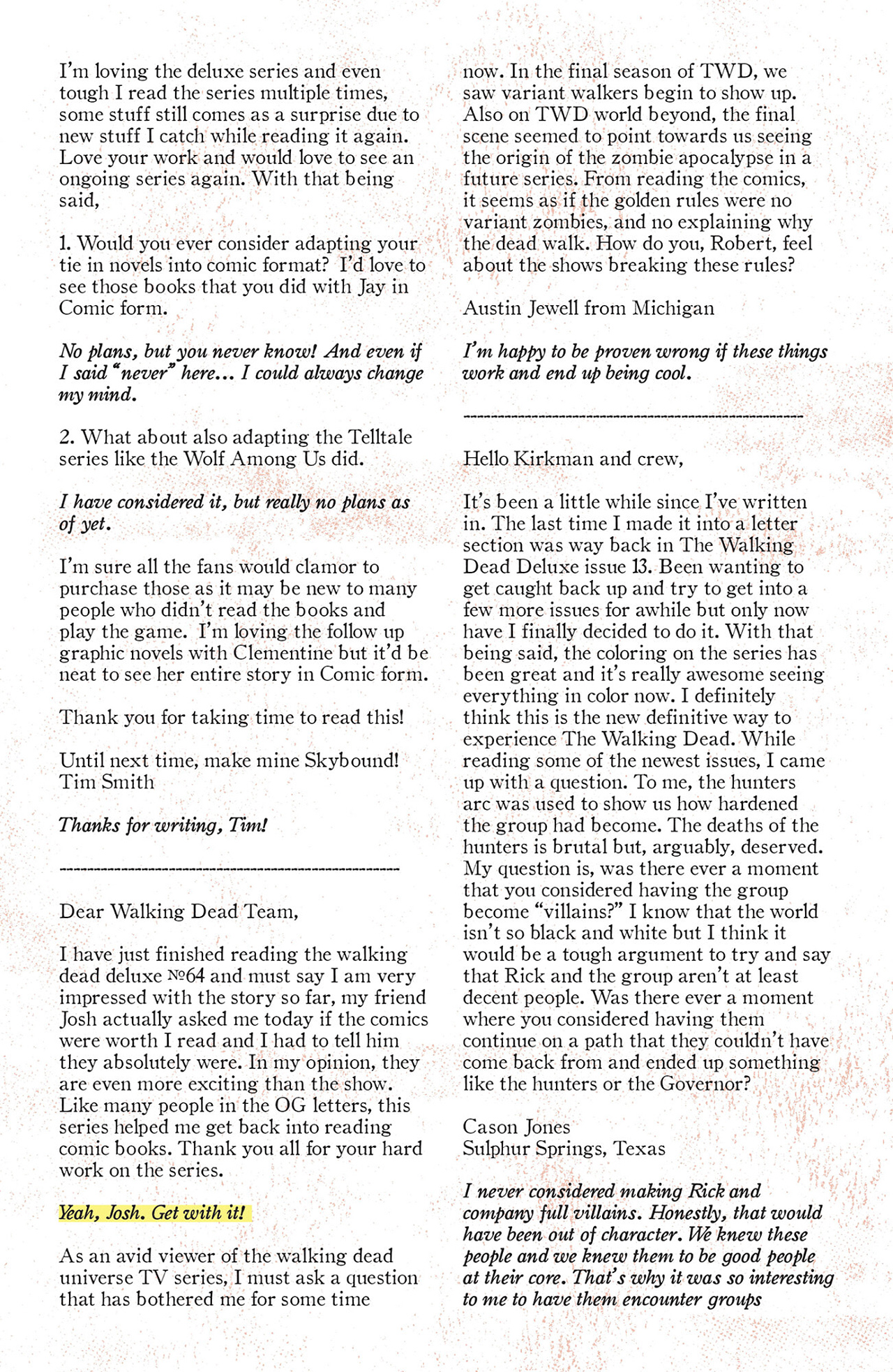 Read online The Walking Dead Deluxe comic -  Issue #73 - 28