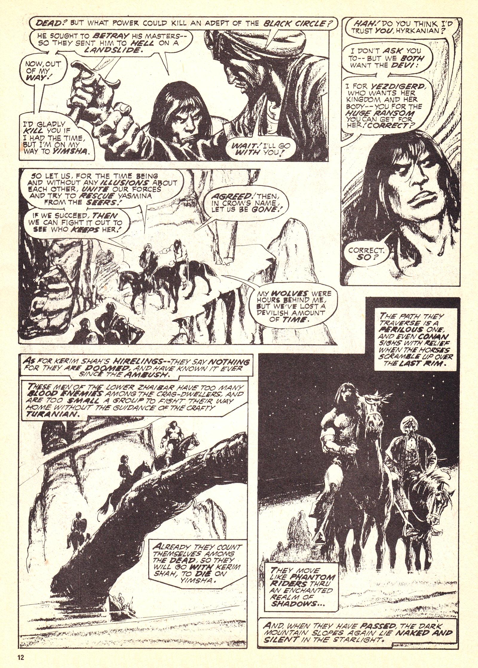 Read online The Savage Sword of Conan (1975) comic -  Issue #7 - 12