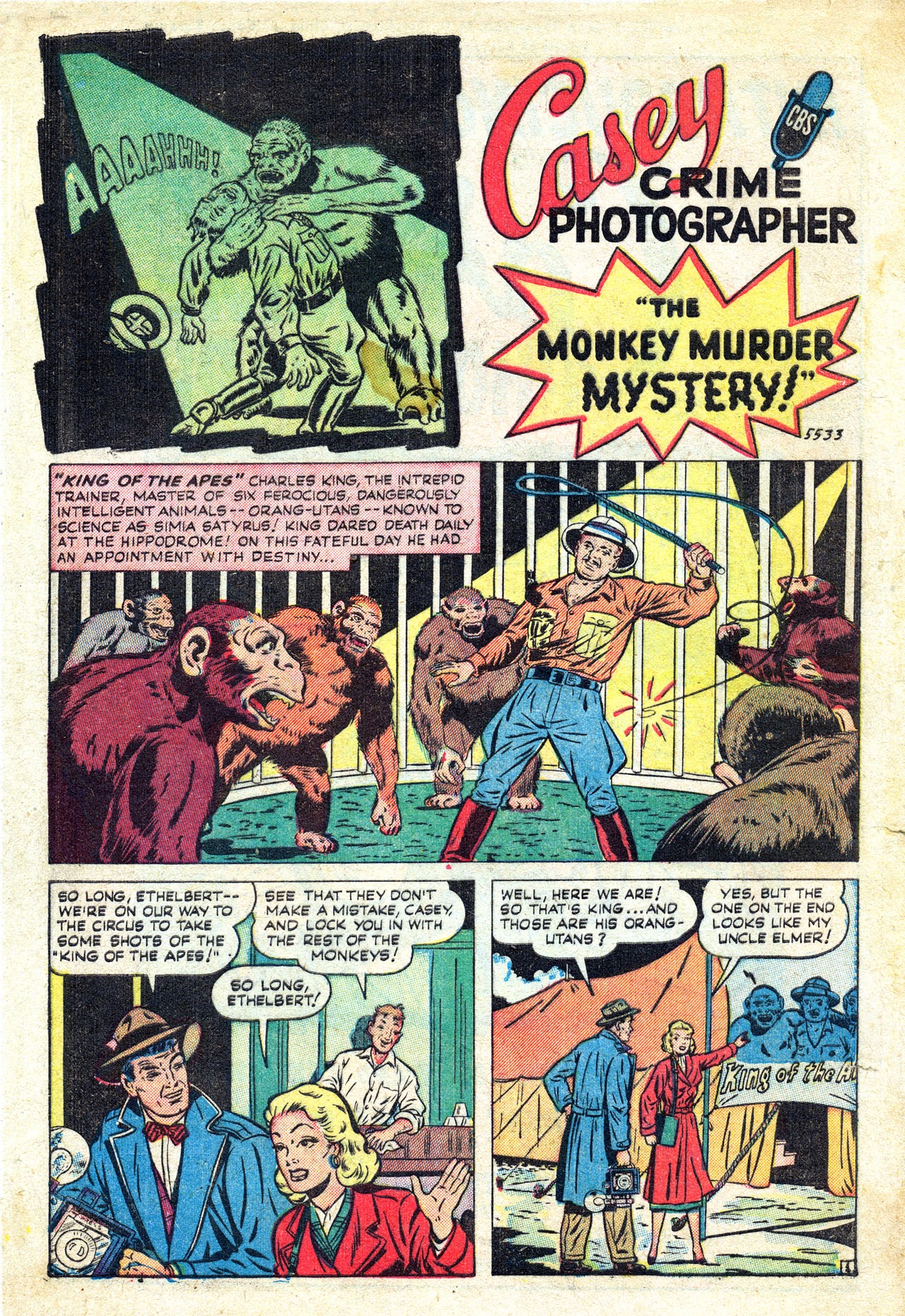 Read online Casey Crime Photographer comic -  Issue #1 - 4