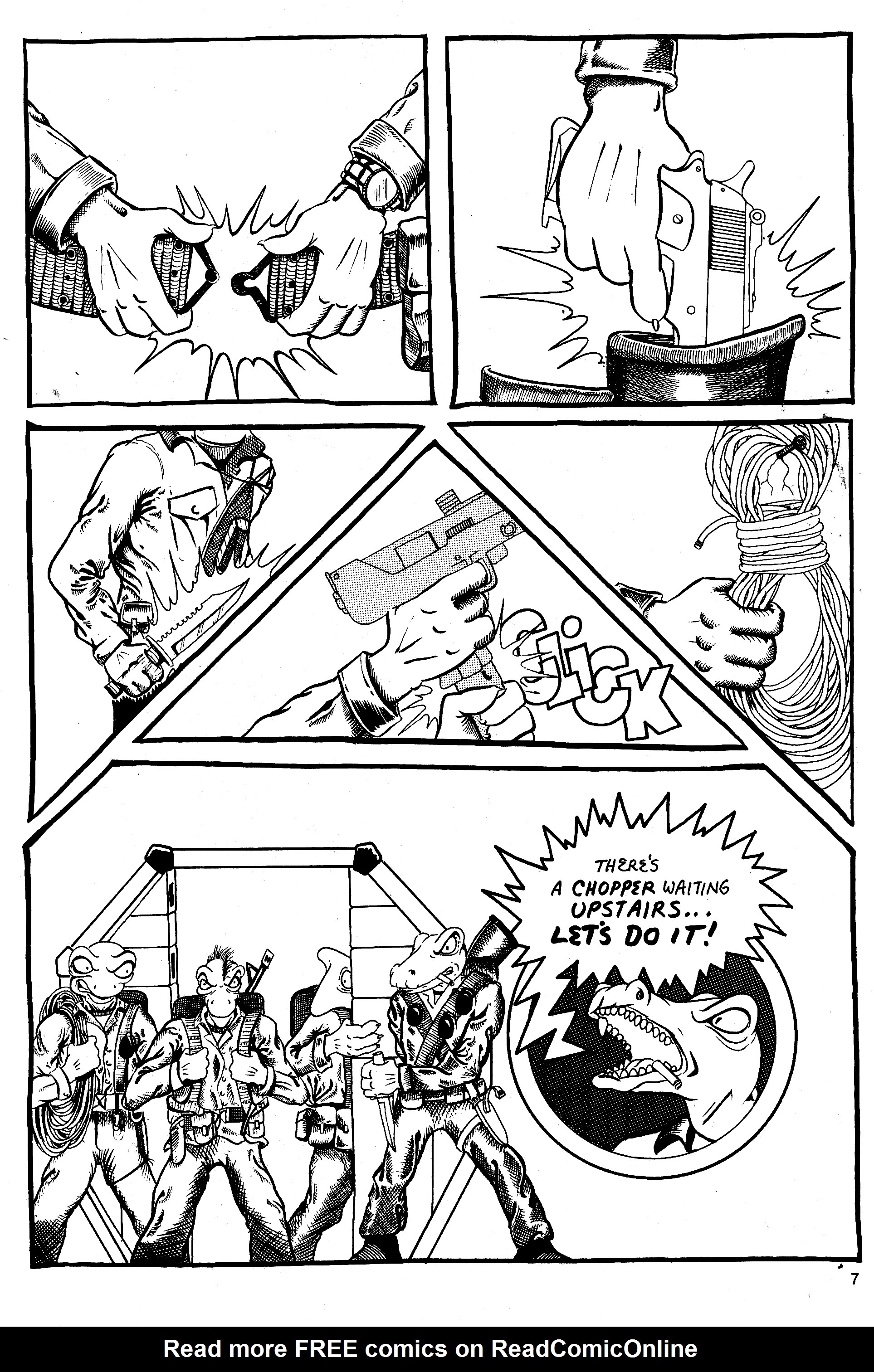 Read online Cold-Blooded Chameleon Commandos comic -  Issue #2 - 9