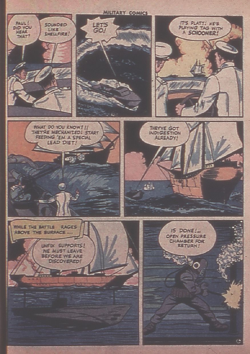 Read online Military Comics comic -  Issue #31 - 47