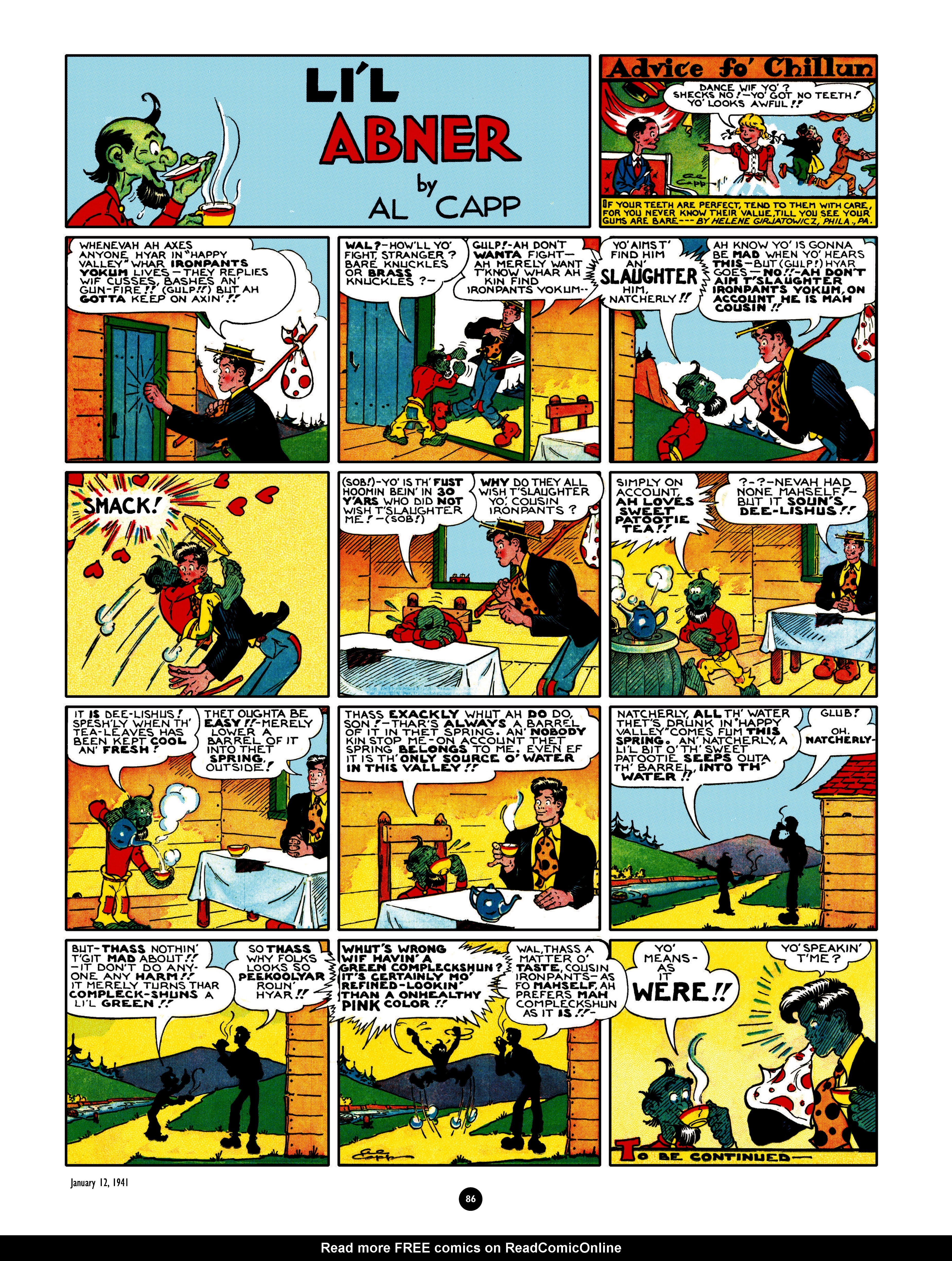 Read online Al Capp's Li'l Abner Complete Daily & Color Sunday Comics comic -  Issue # TPB 4 (Part 1) - 87
