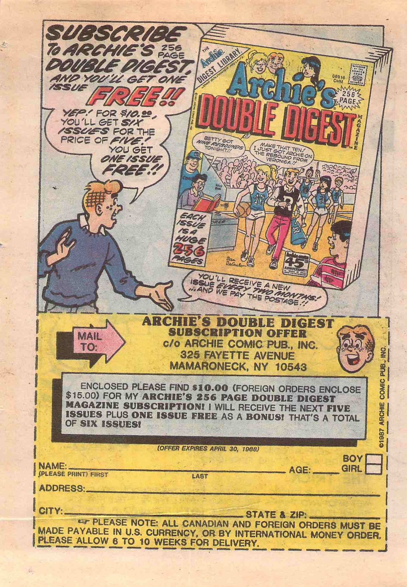 Read online Archie's Double Digest Magazine comic -  Issue #32 - 77