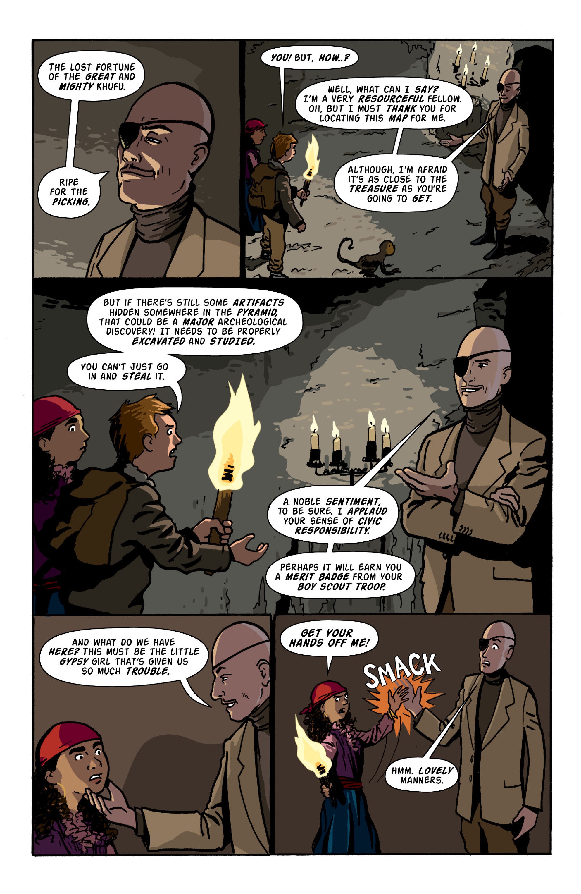 Read online Rocket Robinson and the Pharaoh's Fortune comic -  Issue # TPB (Part 2) - 53