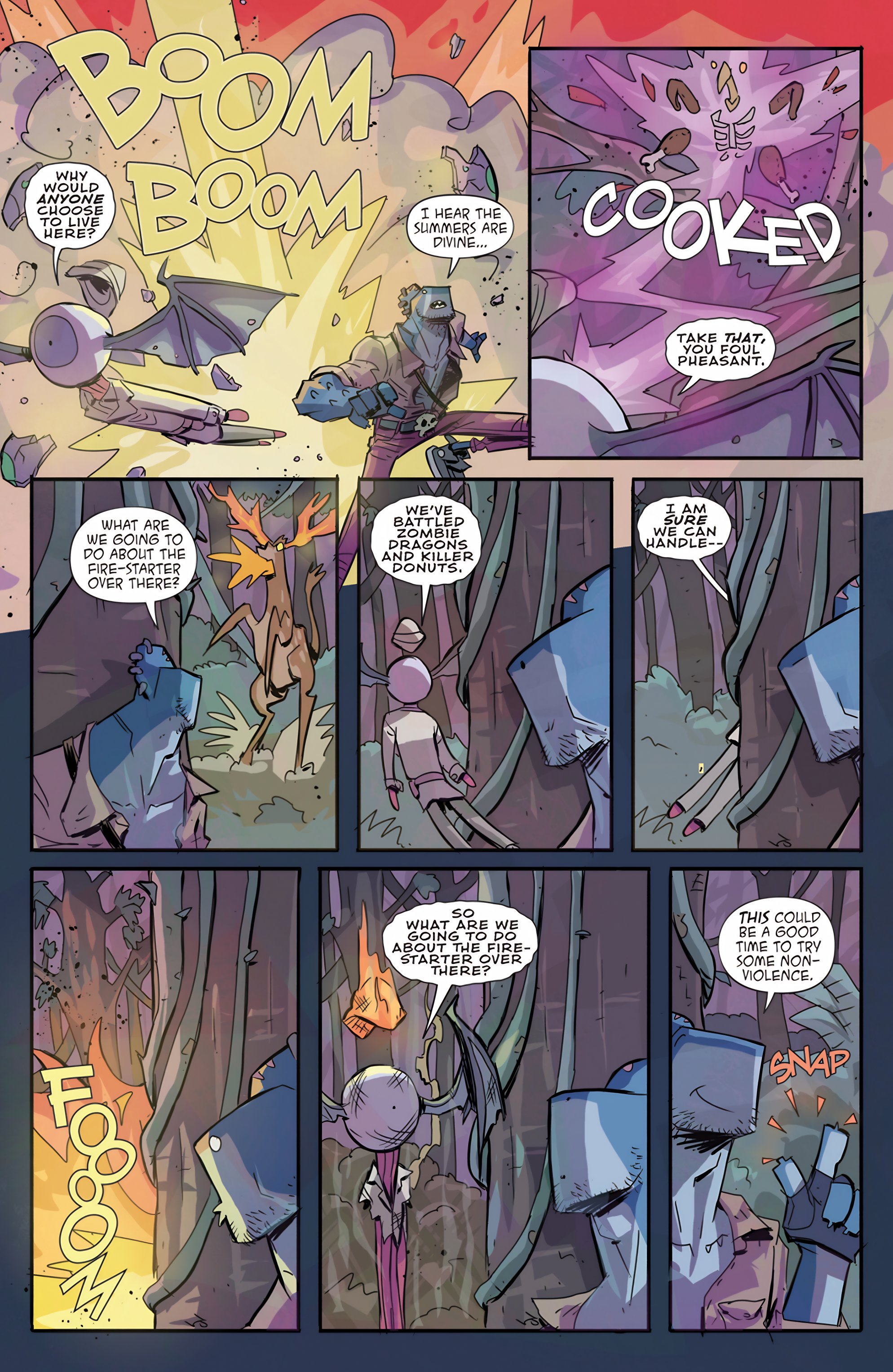 Read online Metalshark Bro: Assault On Hamzig Island comic -  Issue # TPB - 69
