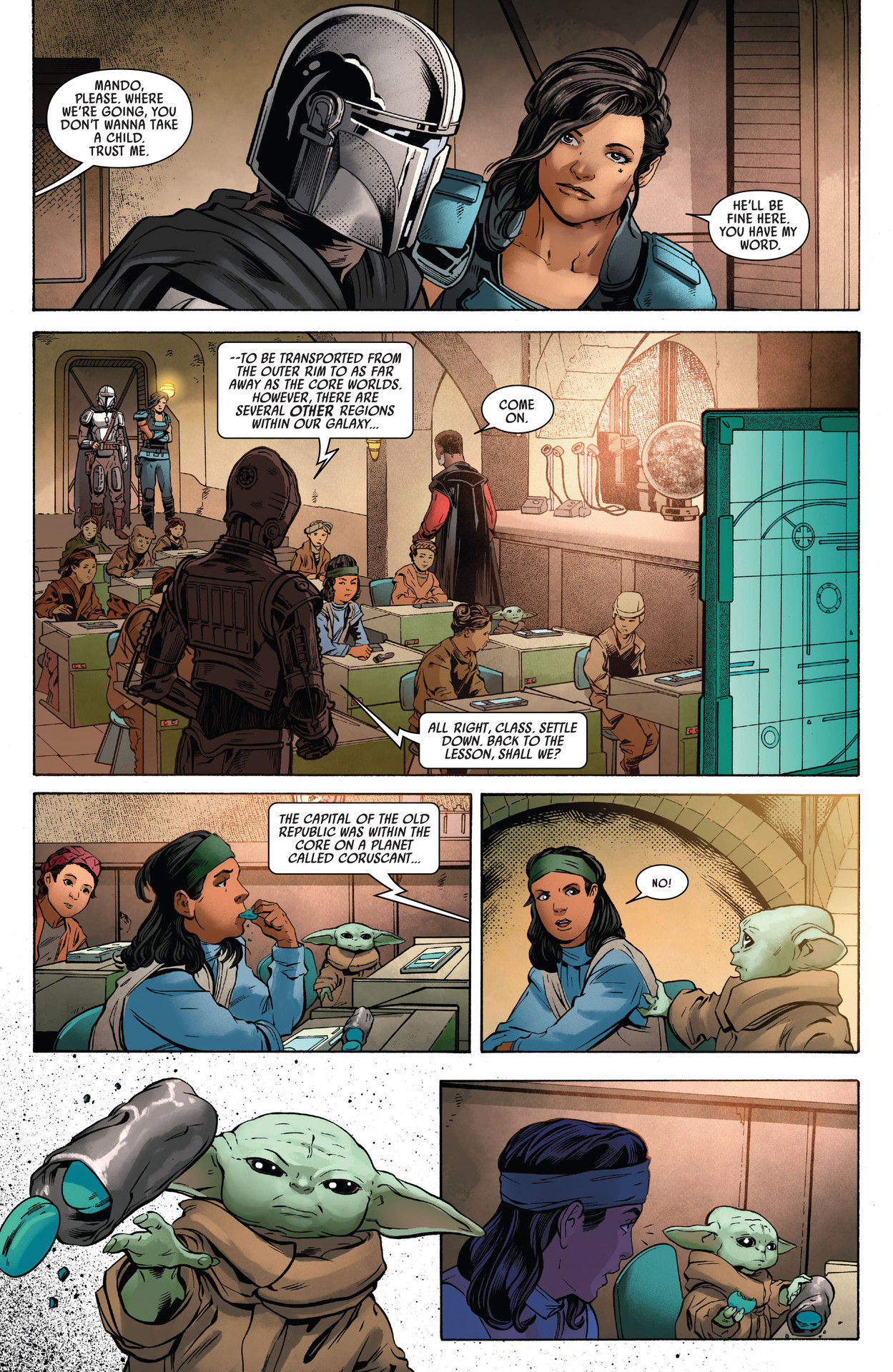 Read online Star Wars: The Mandalorian Season 2 comic -  Issue #4 - 10
