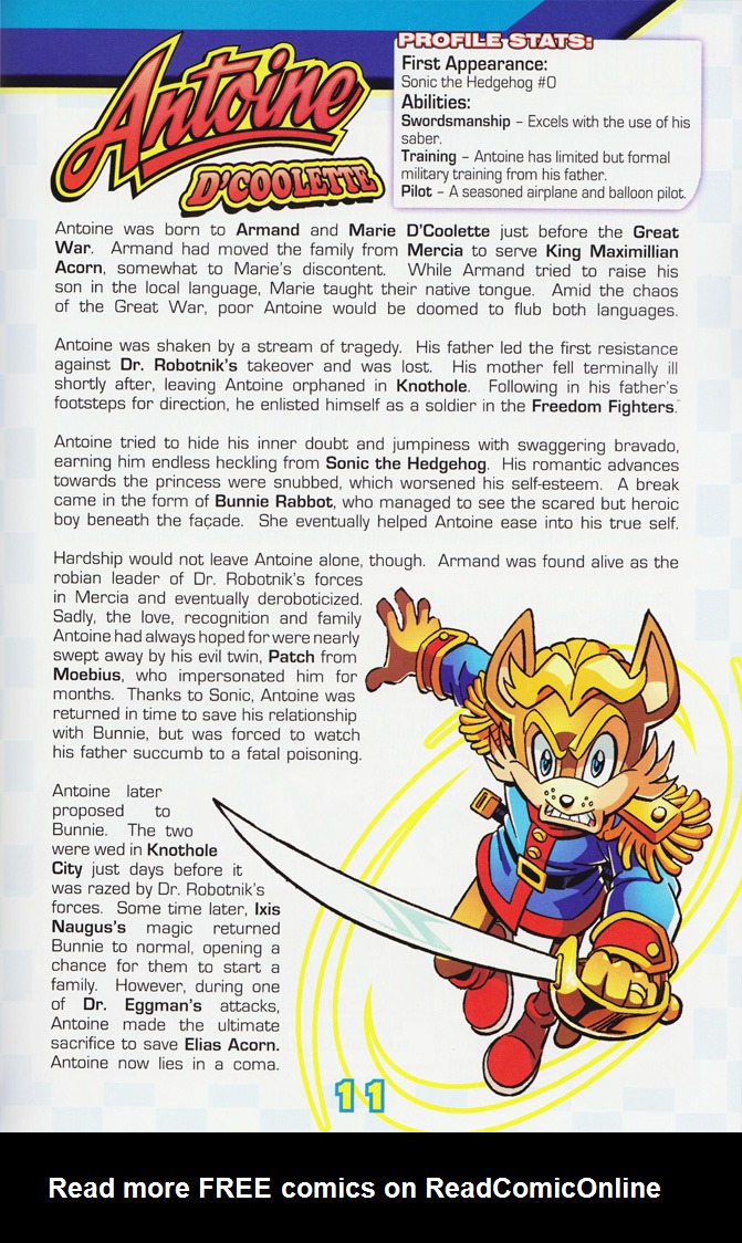 Read online Sonic the Hedgehog: The Complete Sonic Comic Encyclopedia comic -  Issue # TPB - 13