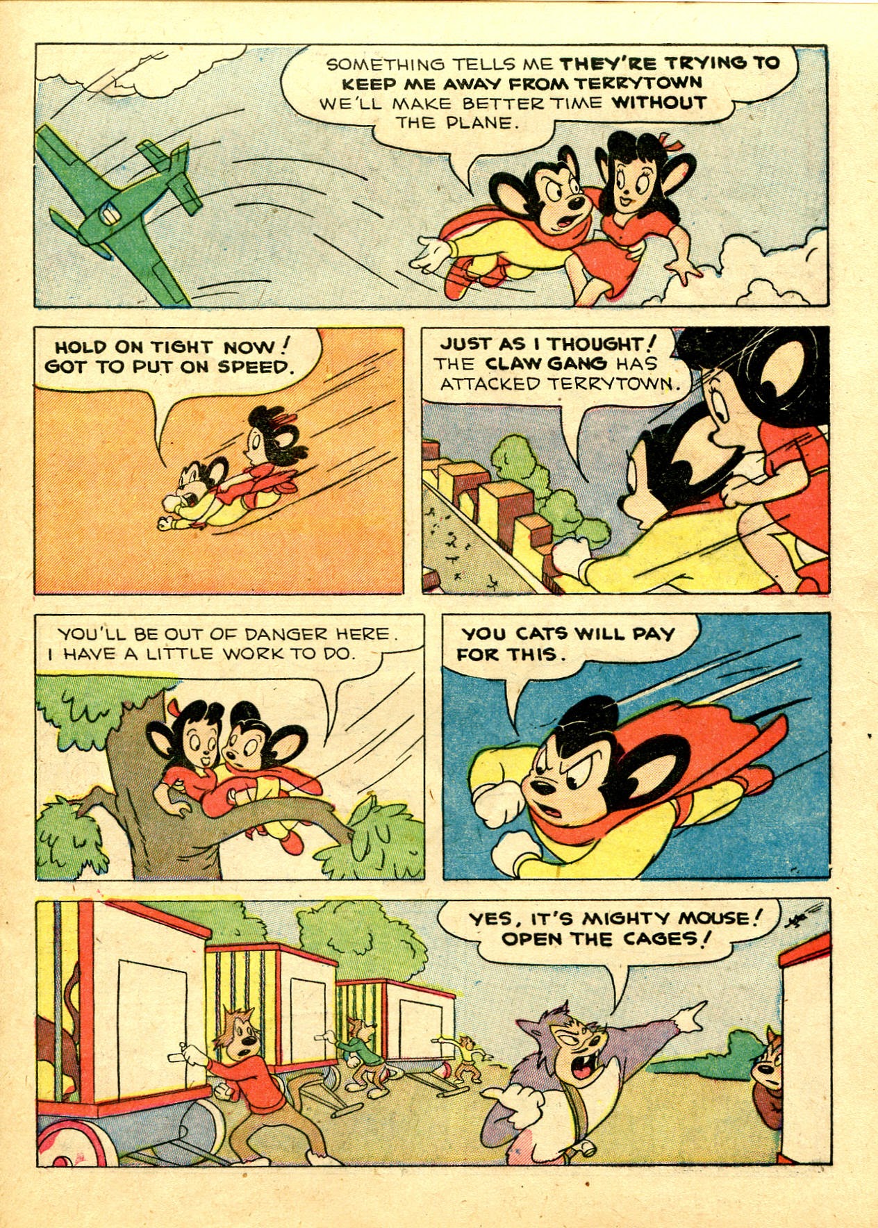 Read online Paul Terry's Mighty Mouse Comics comic -  Issue #32 - 9