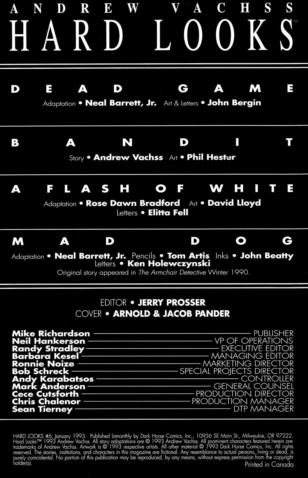 Read online Hard Looks comic -  Issue #6 - 2