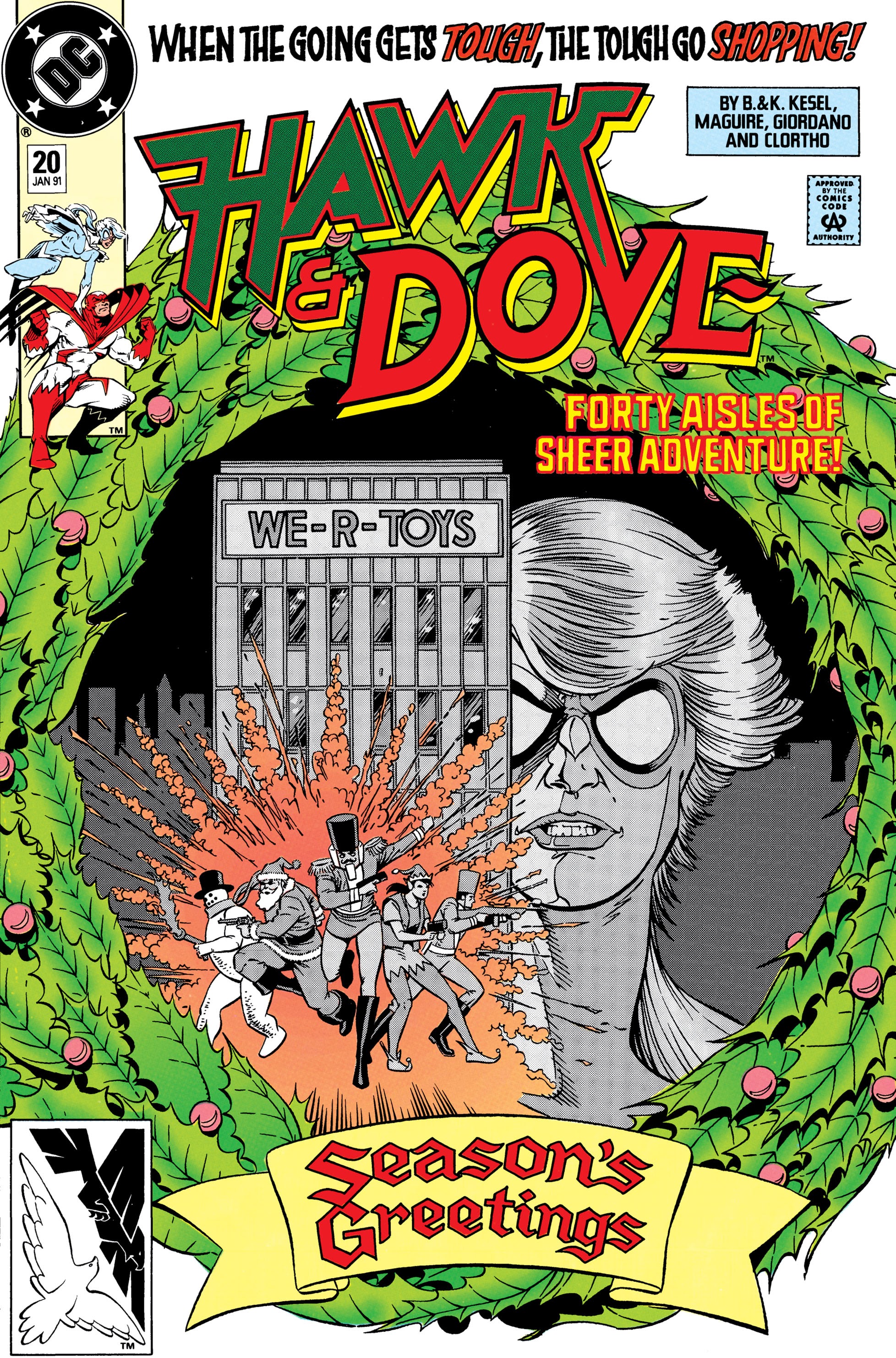 Read online Hawk and Dove (1989) comic -  Issue #20 - 1