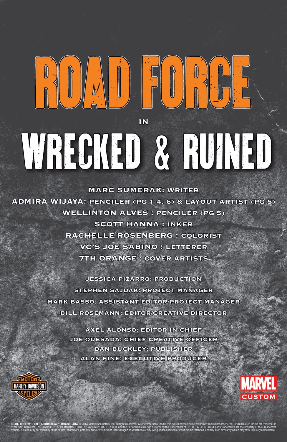 Read online Road Force: Wrecked & Ruined comic -  Issue # Full - 2