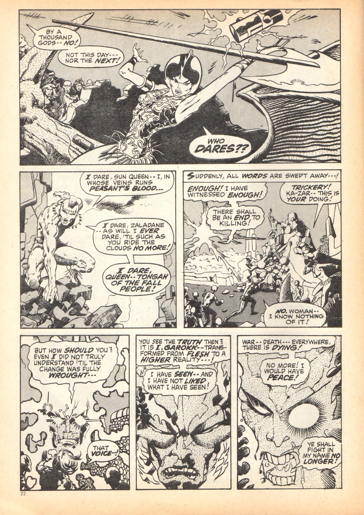 Read online Planet of the Apes (1974) comic -  Issue #5 - 22