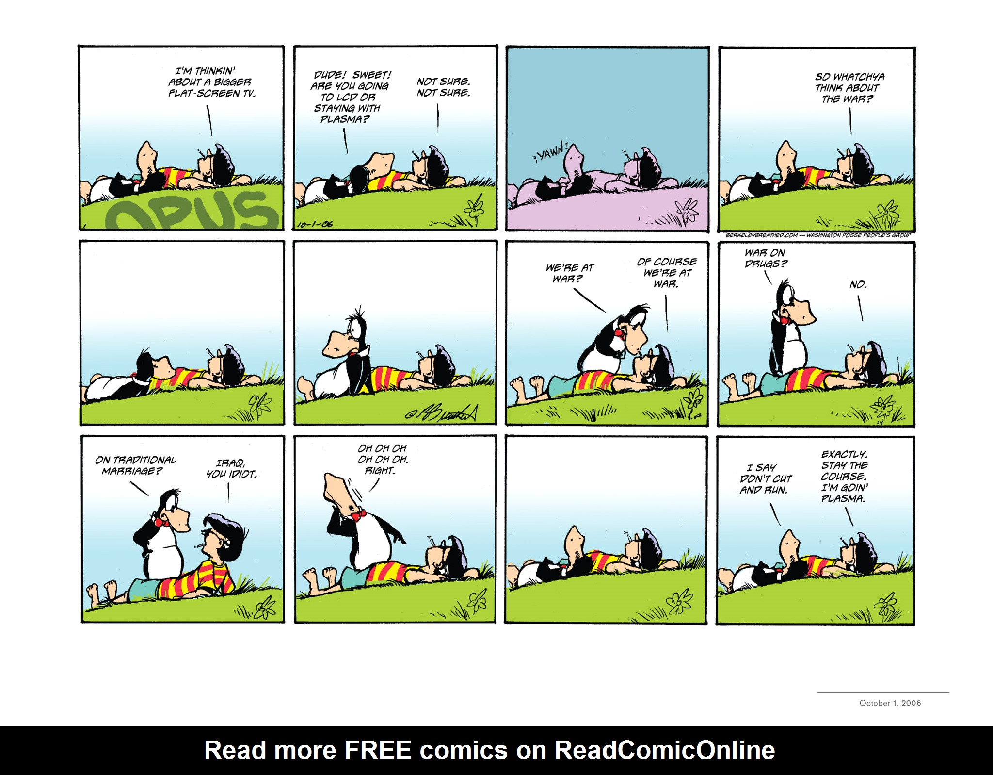 Read online Opus Complete Sunday Strips From 2003-2008 comic -  Issue # TPB (Part 2) - 56