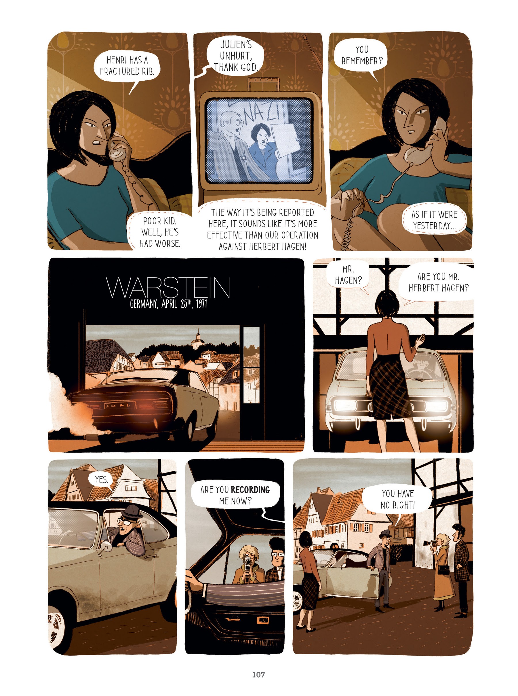 Read online For Justice: The Serge & Beate Klarsfeld Story comic -  Issue # TPB (Part 2) - 7